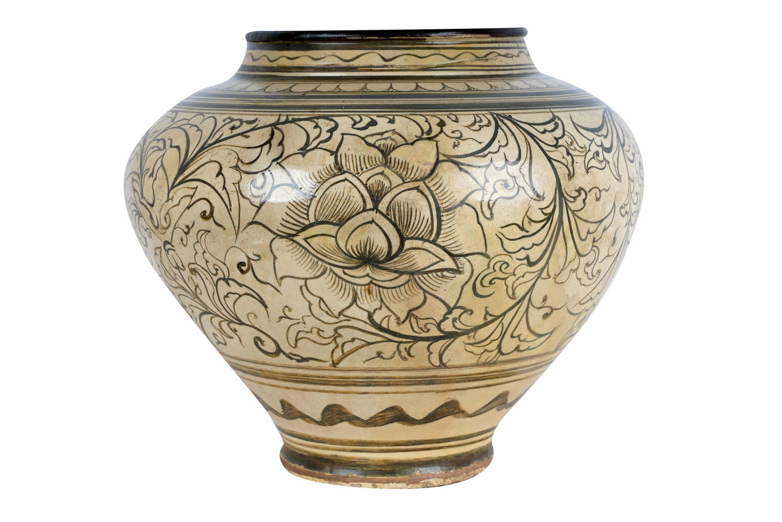 CHINESE POTTERY VASE (1 of 10)