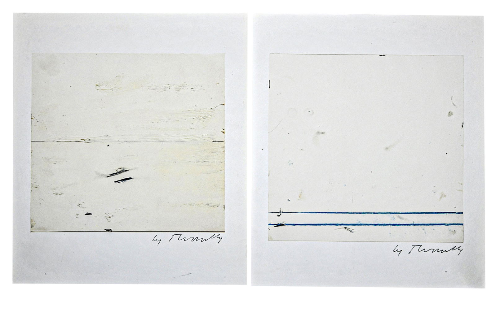 CY TWOMBLY (1928 - 2011): TWO PRINTS (1 of 8)