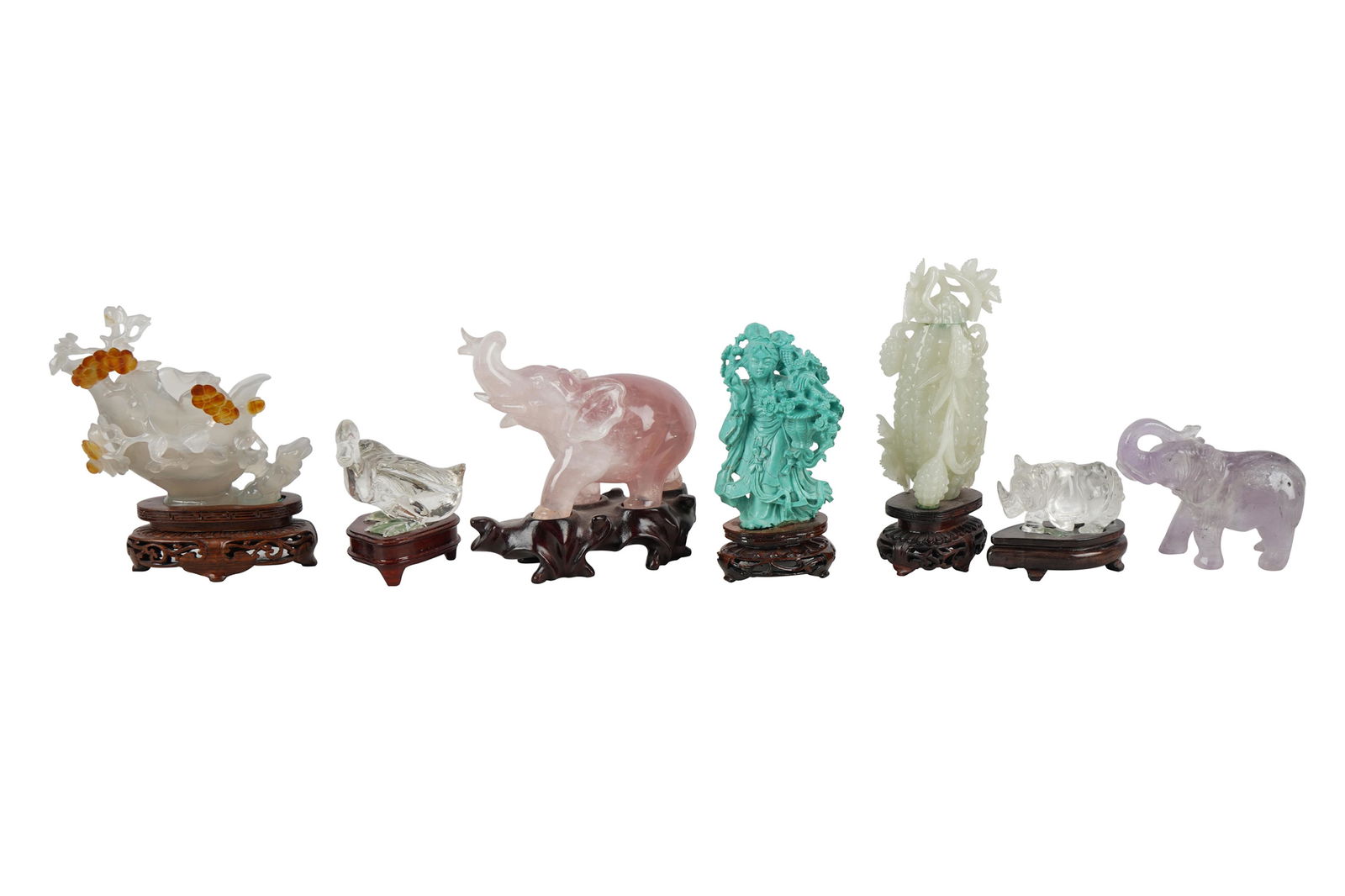 SEVEN CHINESE CARVINGS (1 of 10)