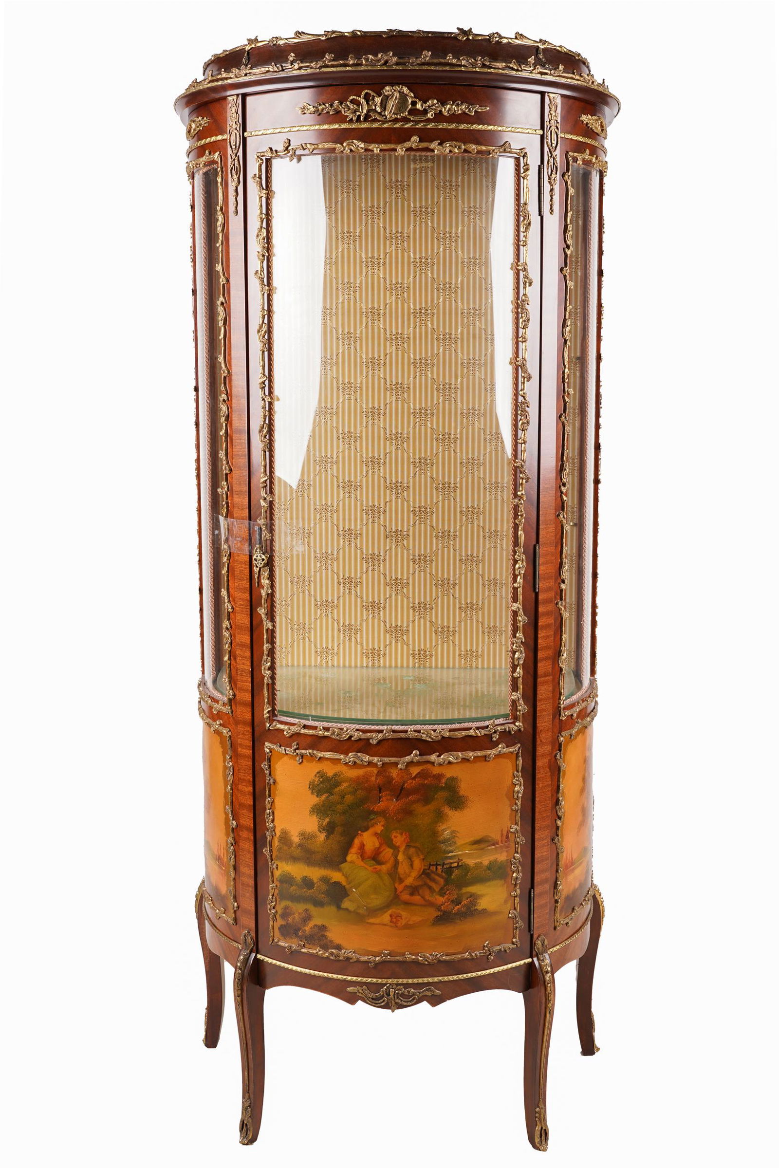 VERNIS MARTIN STYLE VITRINE CABINET (1 of 8)