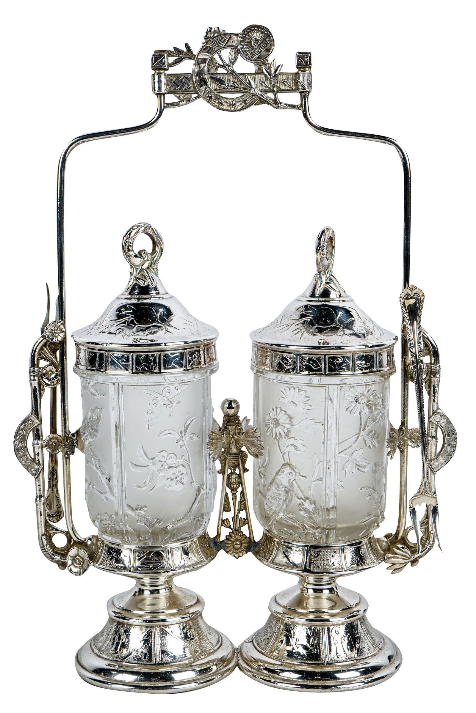 REED & BARTON SILVERPLATE PICKLE CASTOR (1 of 10)