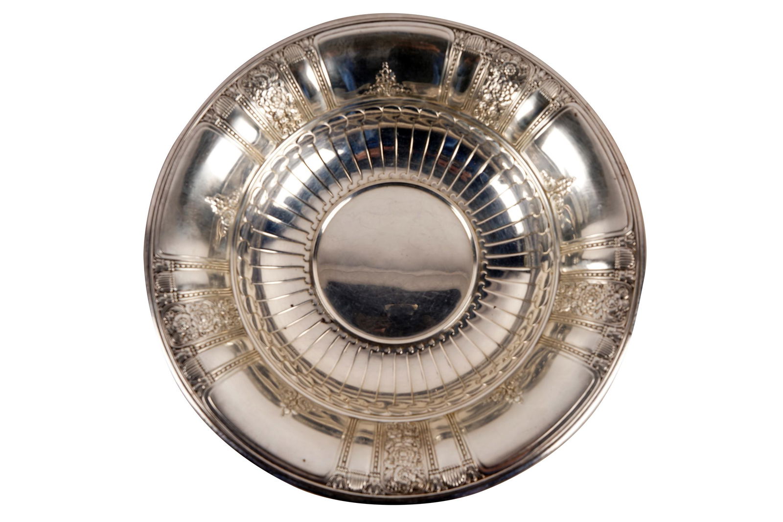 GORHAM STERLING SILVER FOOTED BOWL (1 of 9)