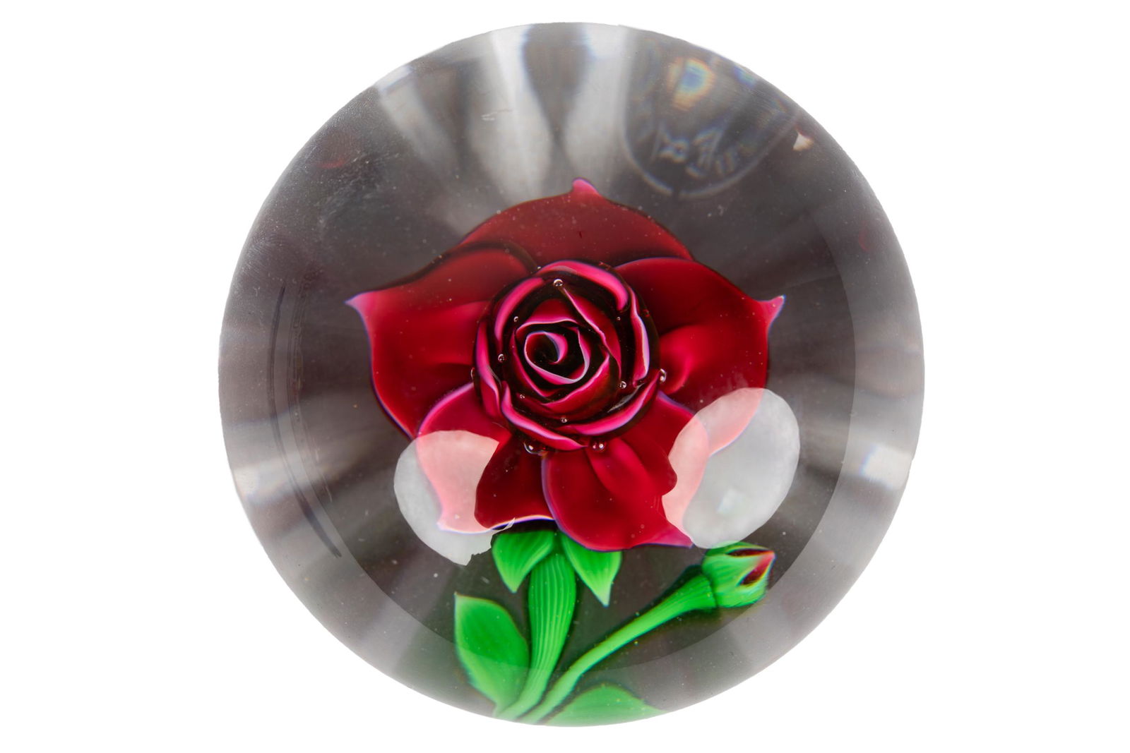 BACCARAT ROSE ORB PAPERWEIGHT (1 of 6)