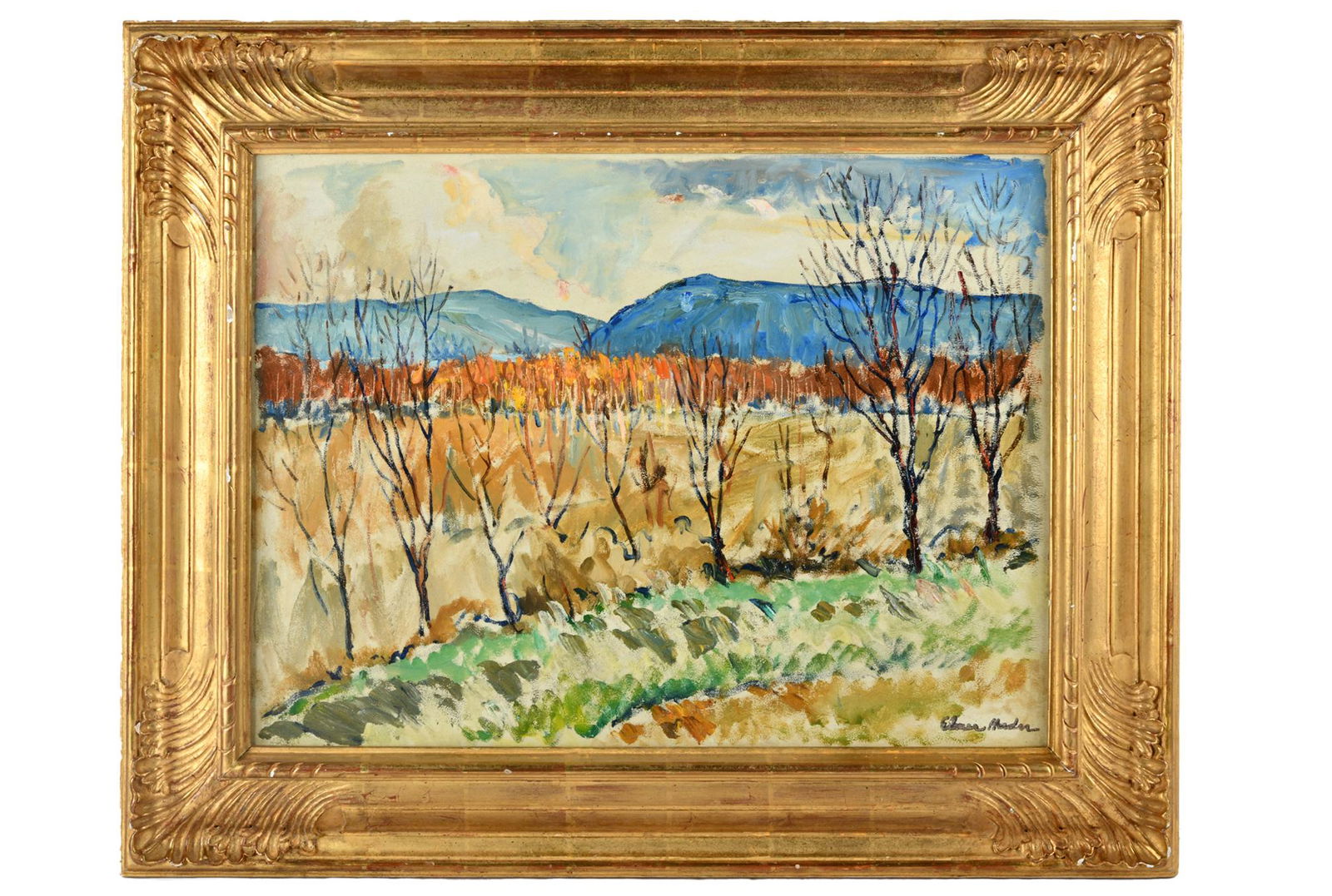 ELMER STANLEY HADER (1889 - 1973): "SPRING, WITH BARREN (1 of 9)