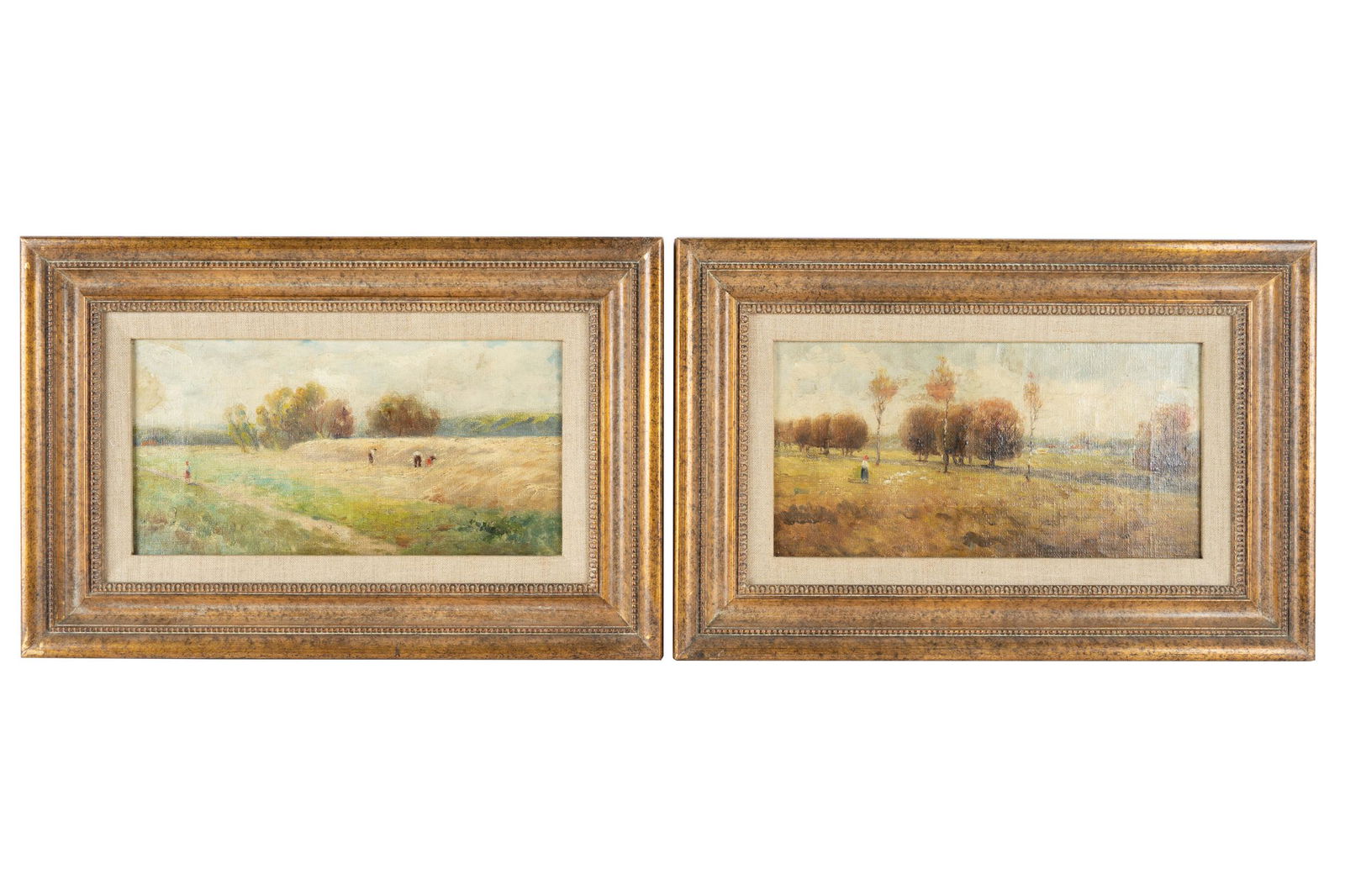 CONTINENTAL SCHOOL: PAIR OF PASTORAL LANDSCAPES (1 of 11)