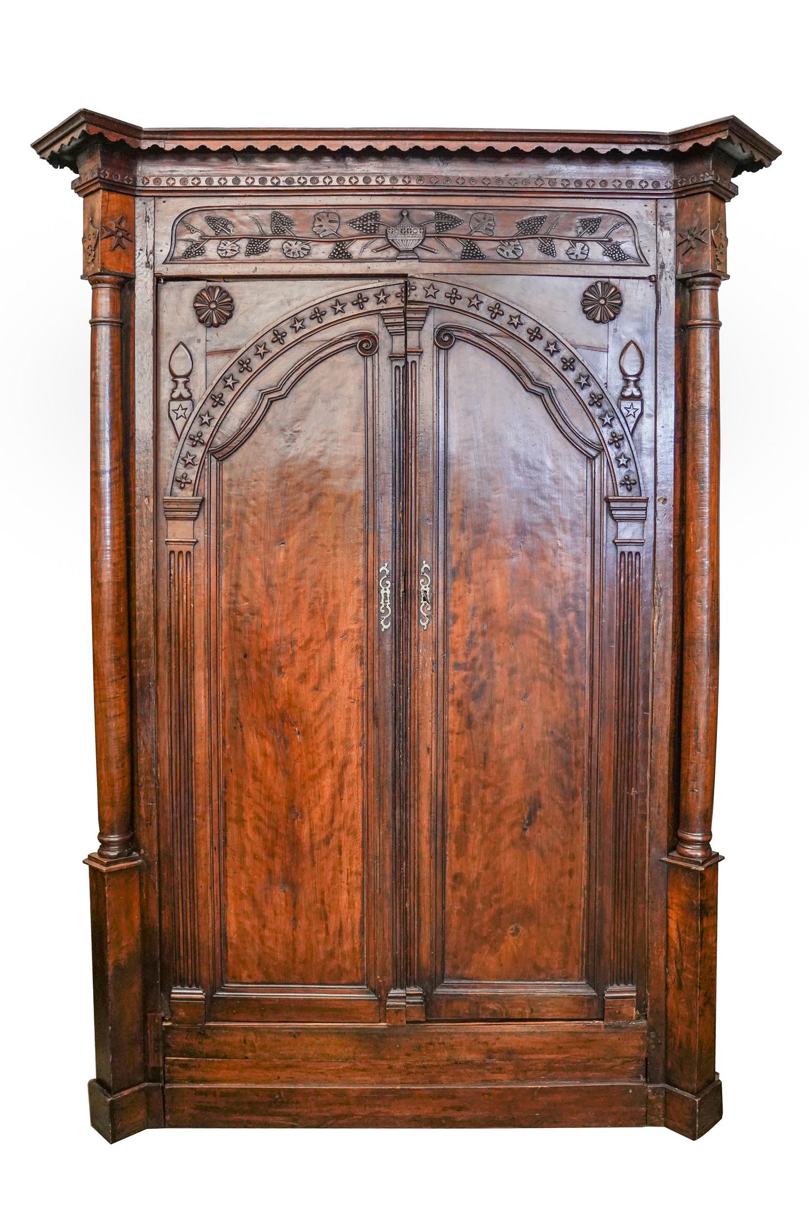 FRENCH WALNUT ARMOIRE (1 of 16)