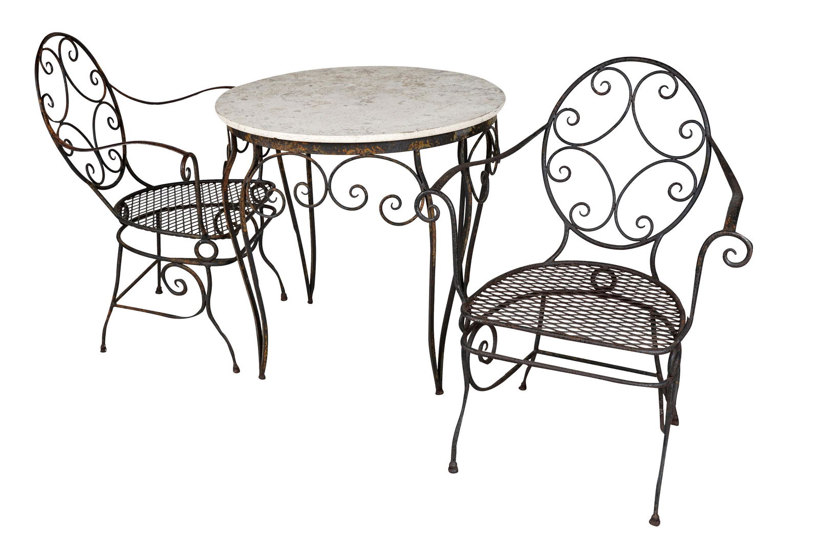 IRON PATIO SET (1 of 5)