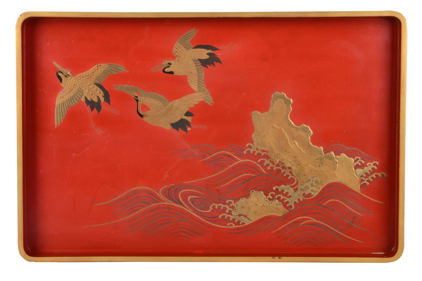 JAPANESE LACQUERED TRAY (1 of 9)
