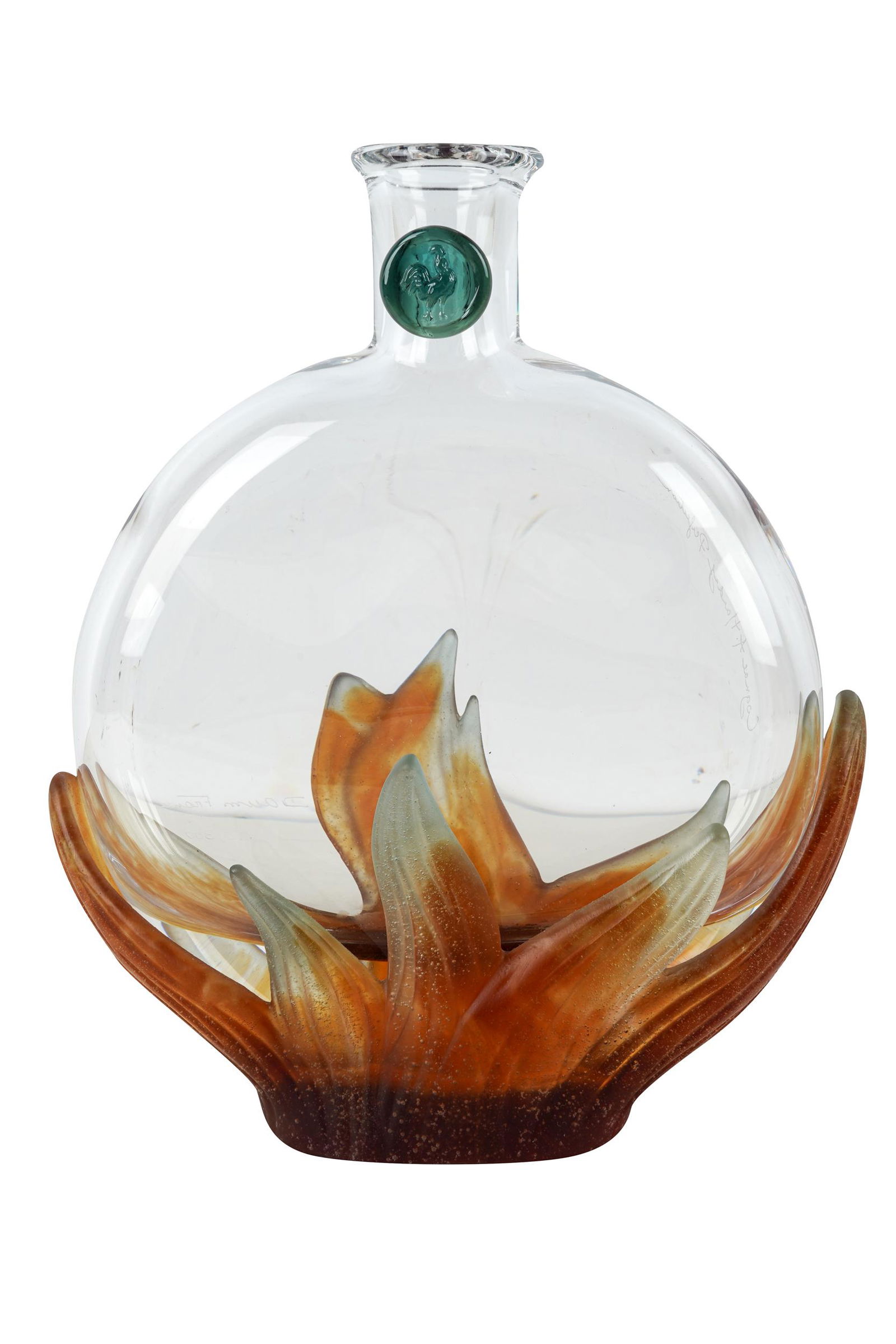 DAUM FRANCE GLASS DECANTER (1 of 8)