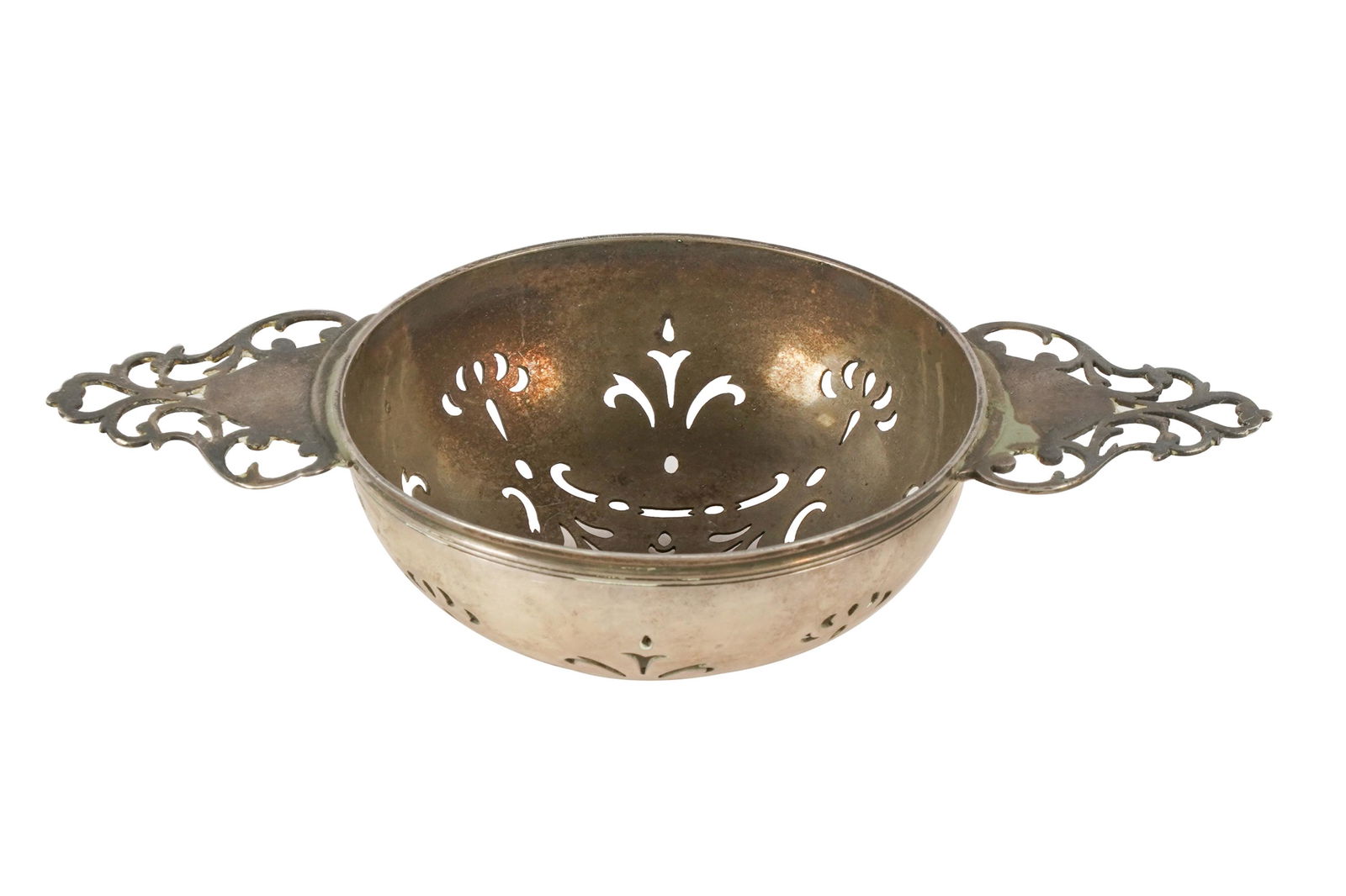 ENGLISH STERLING SILVER TEA STRAINER (1 of 6)