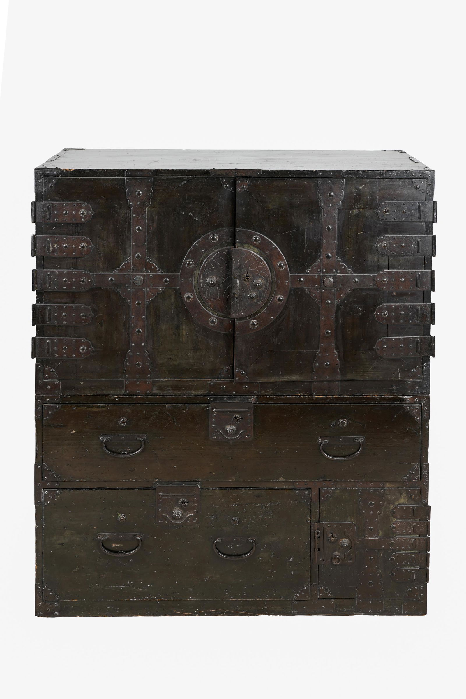 JAPANESE TWO-PART TANSU (1 of 8)