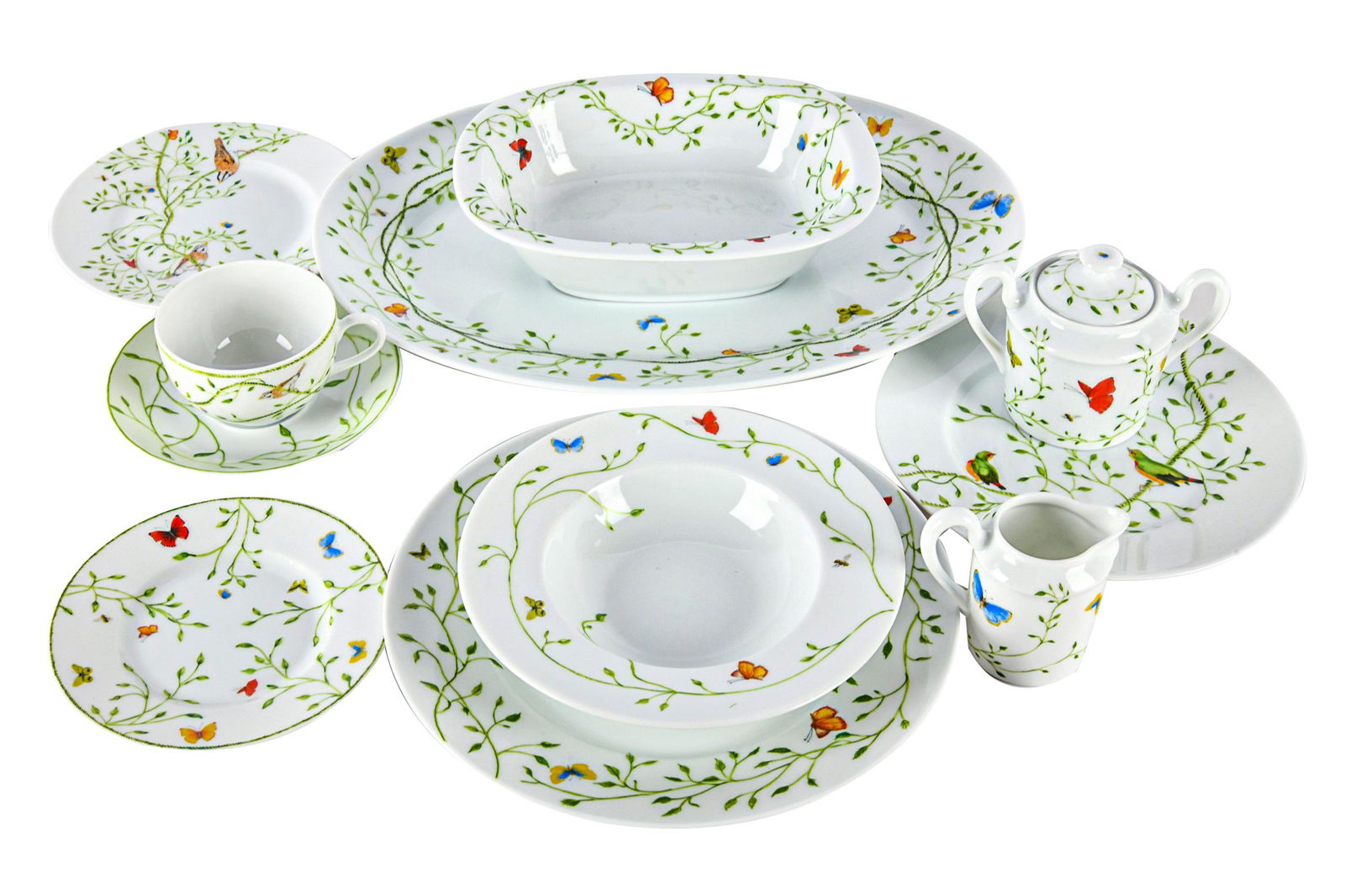 SET OF RAYNAUD LIMOGES "HISTOIRE NATURELLE" DISHES (1 of 9)