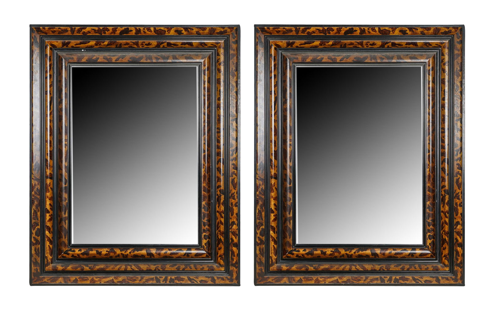 PAIR OF DECORATIVE RECTANGULAR MIRRORS (1 of 15)