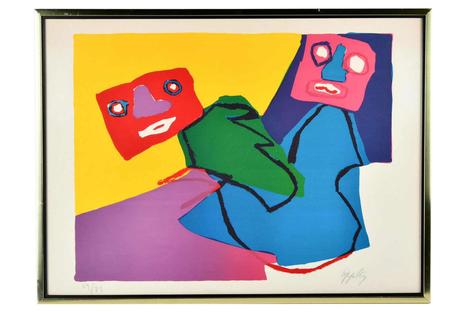 KAREL APPEL (1921 - 2006): ABSTRACT FIGURES (1 of 8)