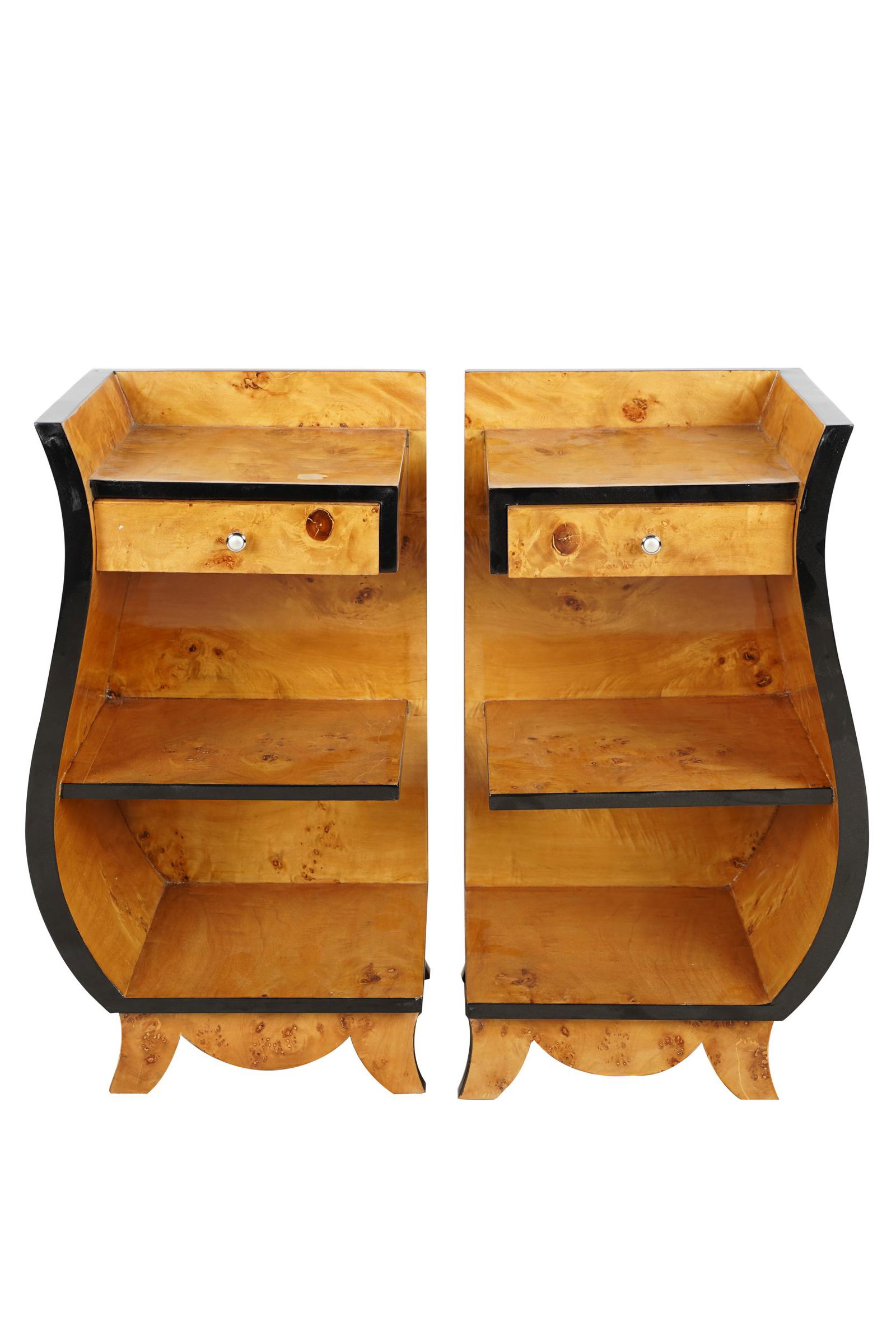 PAIR OF TIERED NIGHTSTANDS (1 of 7)