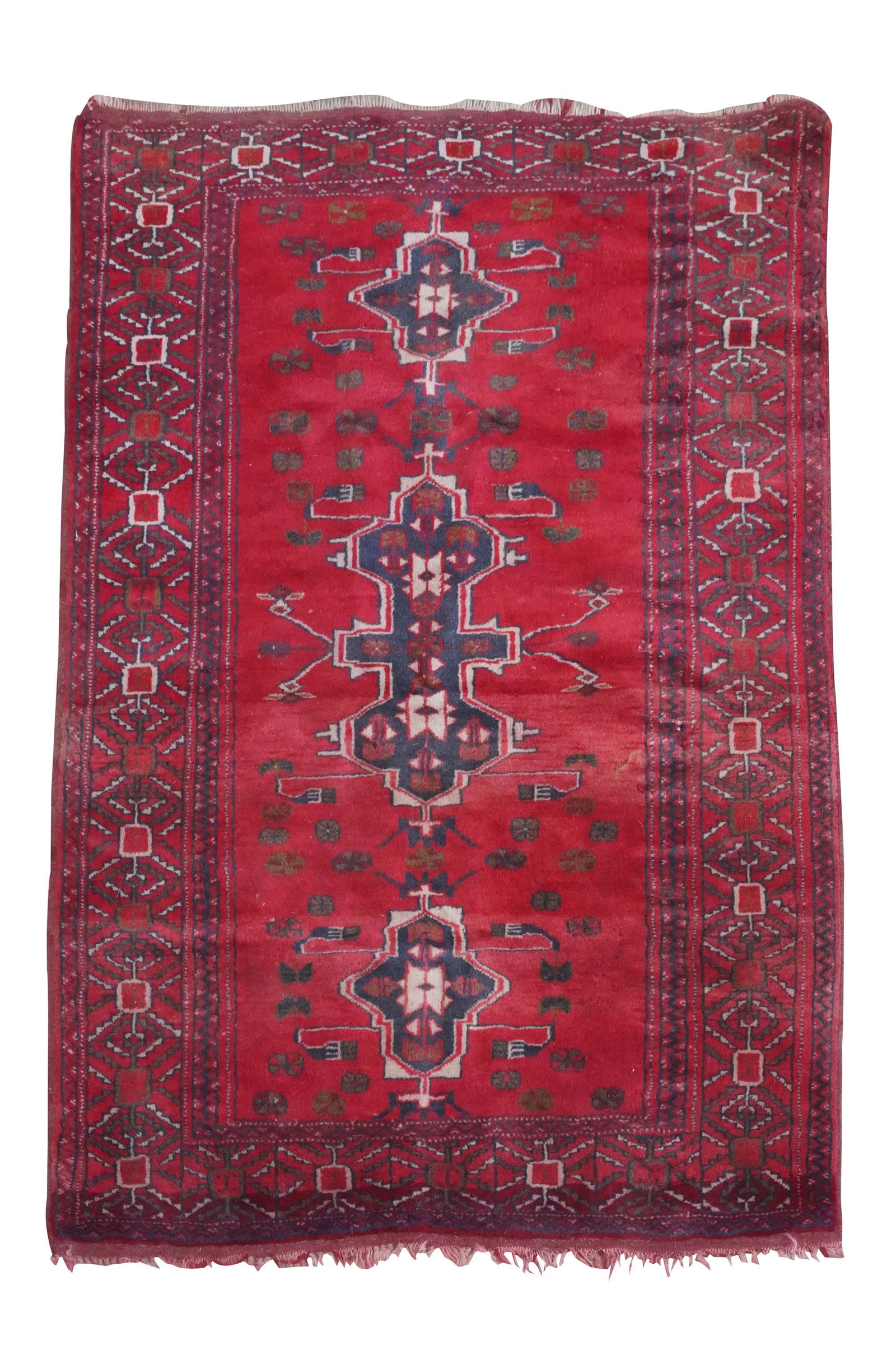 PERSIAN THROW RUG (1 of 9)