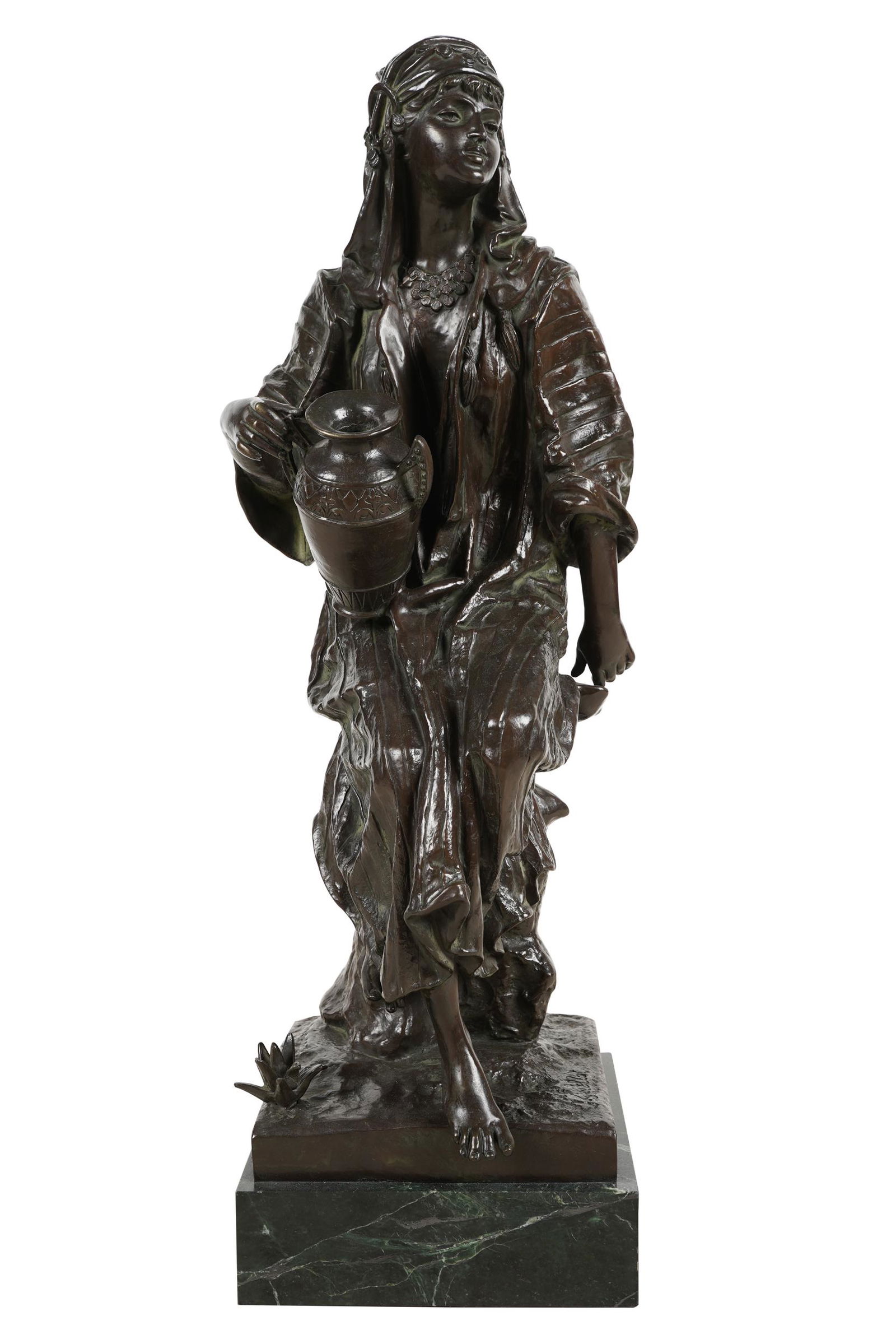 ANATOLE JEAN GUILLOT (1865 - 1911): ORIENTALIST FIGURE (1 of 9)