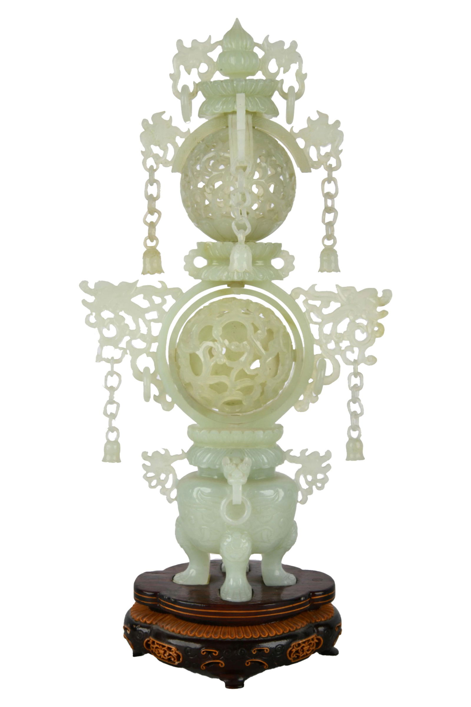 CHINESE GREEN STONE CENSER (1 of 11)