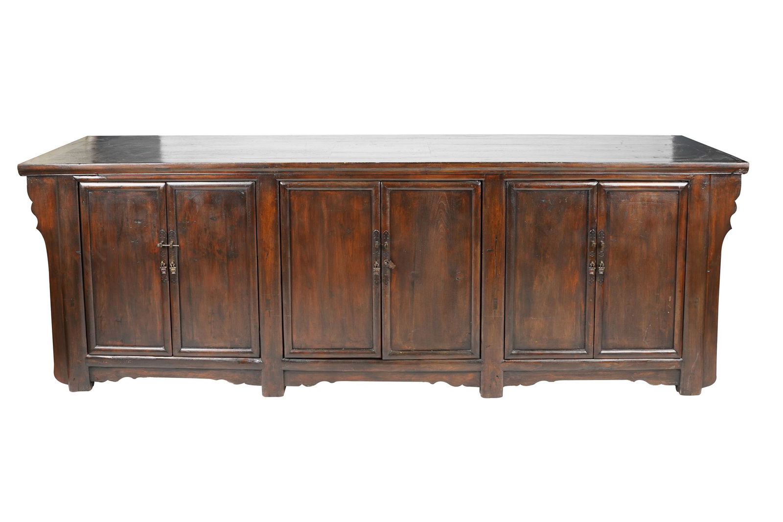 CHINESE SYTLE CARVED SIDEBOARD (1 of 8)