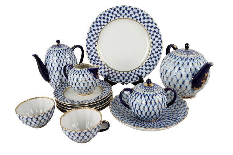 Lomonosov Russian Porcelain Service
