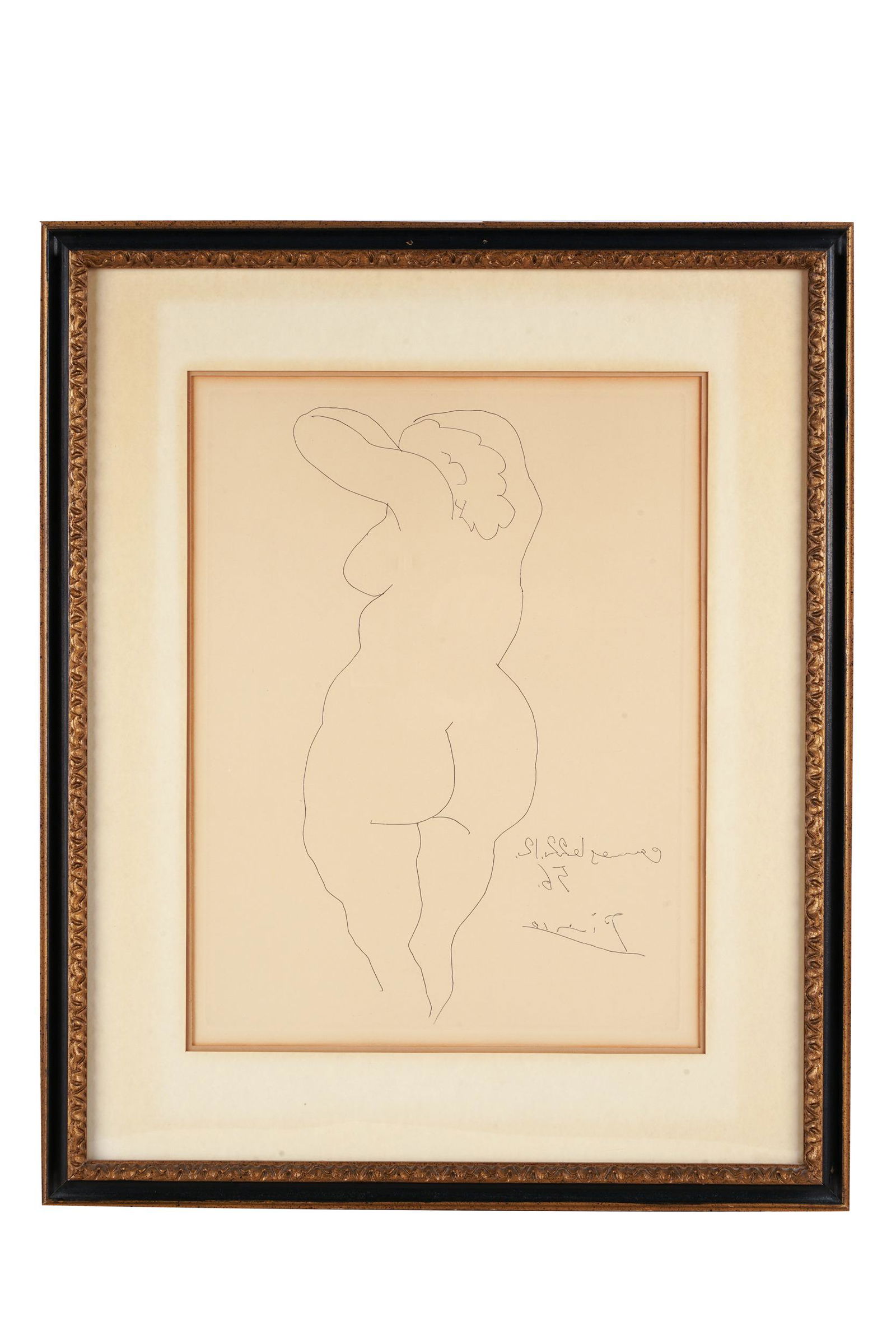 PABLO PICASSO (1881 - 1973): "NU DE DOS" (1 of 8)