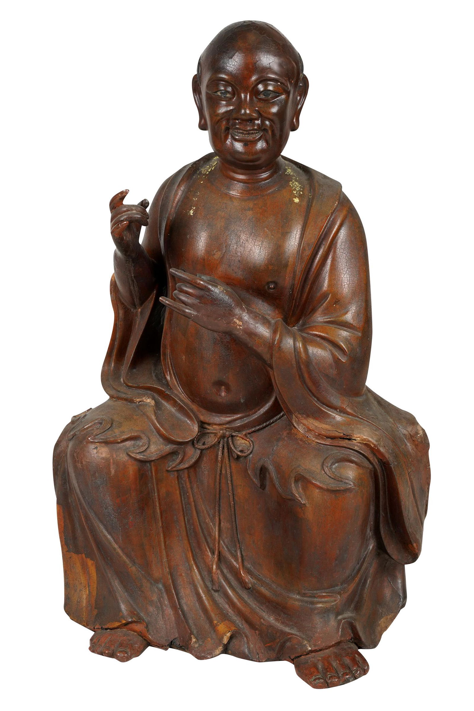 LACQUERED WOOD ATTENDANT (1 of 16)