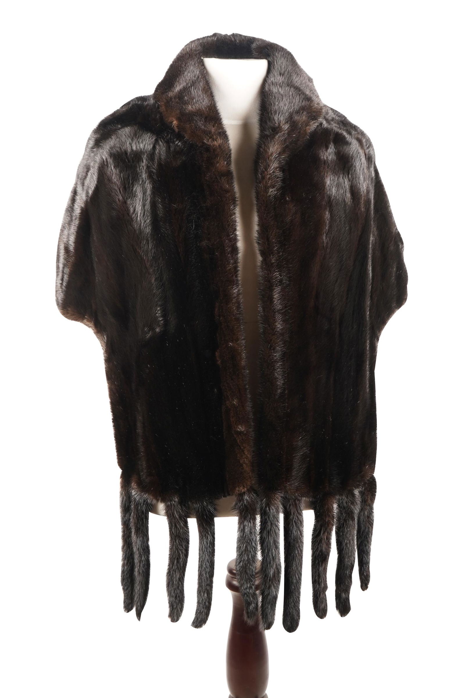 BROWN MINK FUR STOLE (1 of 9)