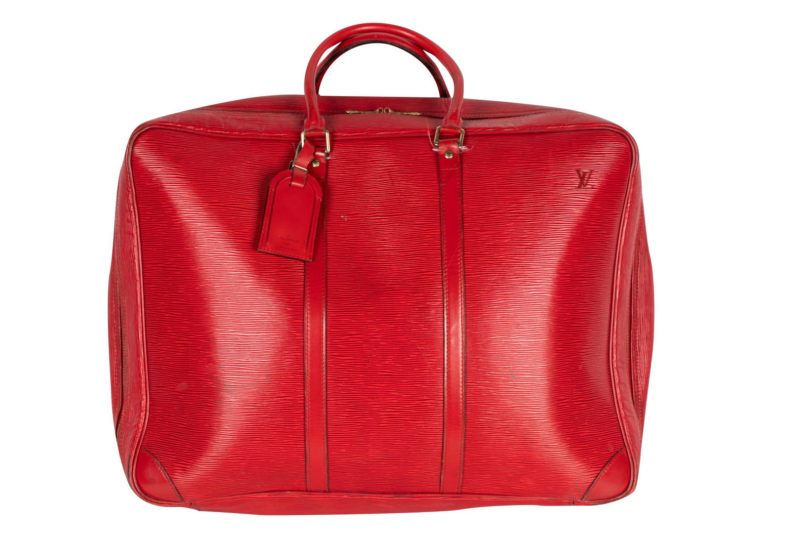 LOUIS VUITTON RED EPI LEATHER BAG (1 of 10)