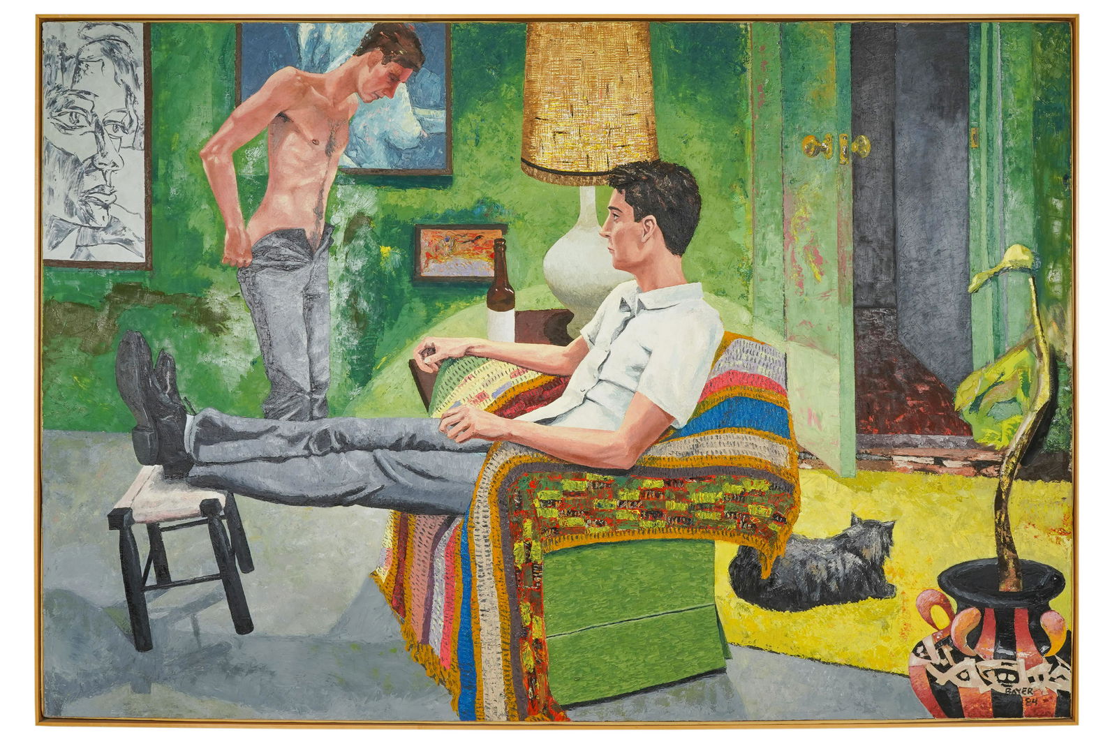 JAMES BOYER (20TH CENTURY): DOUBLE SELF (1 of 8)