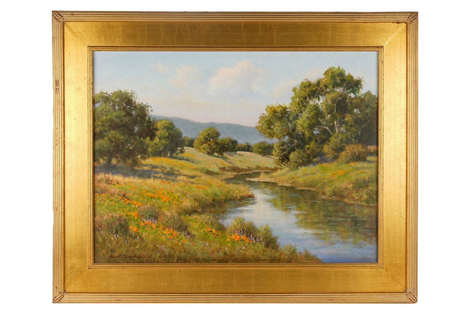 DAVID CHAPPLE (B. 1947): "SPRING RAINS" (1 of 7)