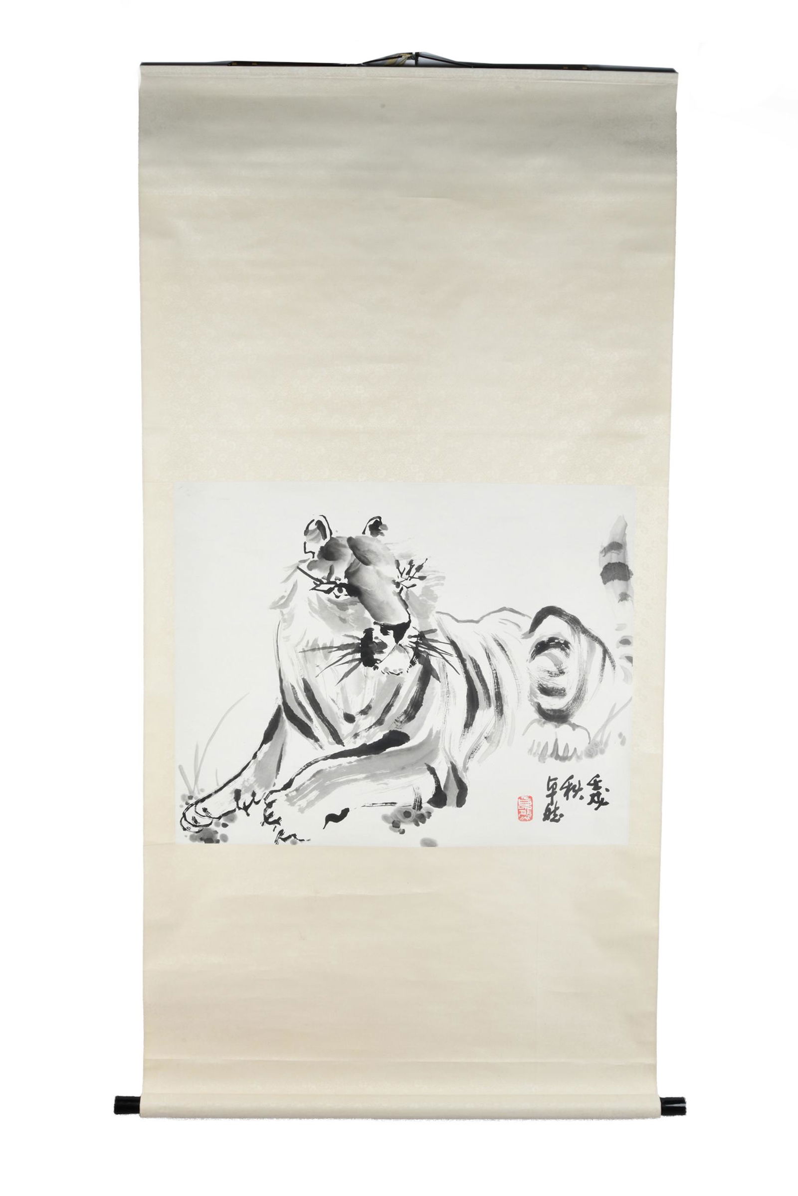 CHINESE TIGER SCROLL (1 of 8)