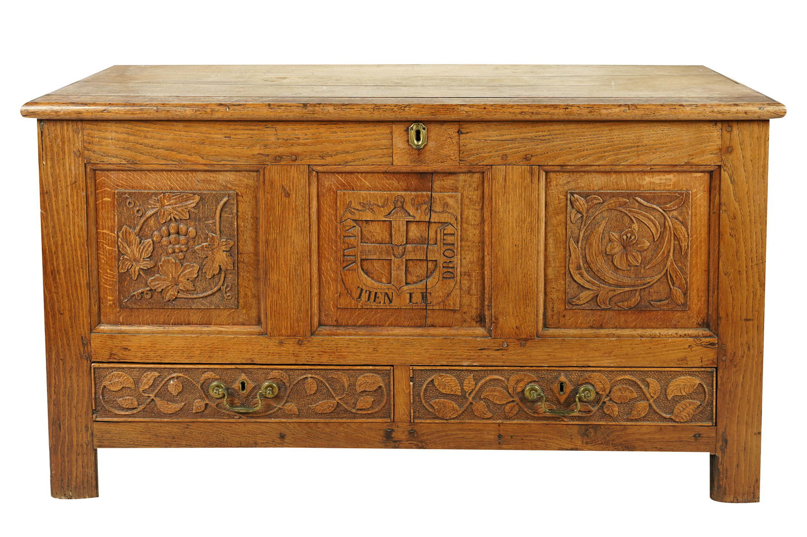 TUDOR STYLE OAK CHEST (1 of 13)