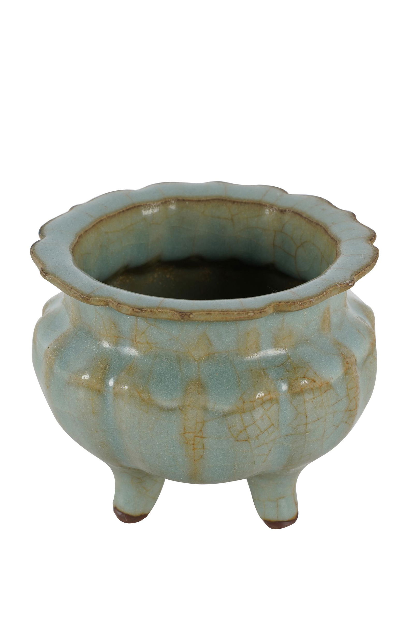 CHINESE CELADON CERAMIC CENSOR (1 of 5)