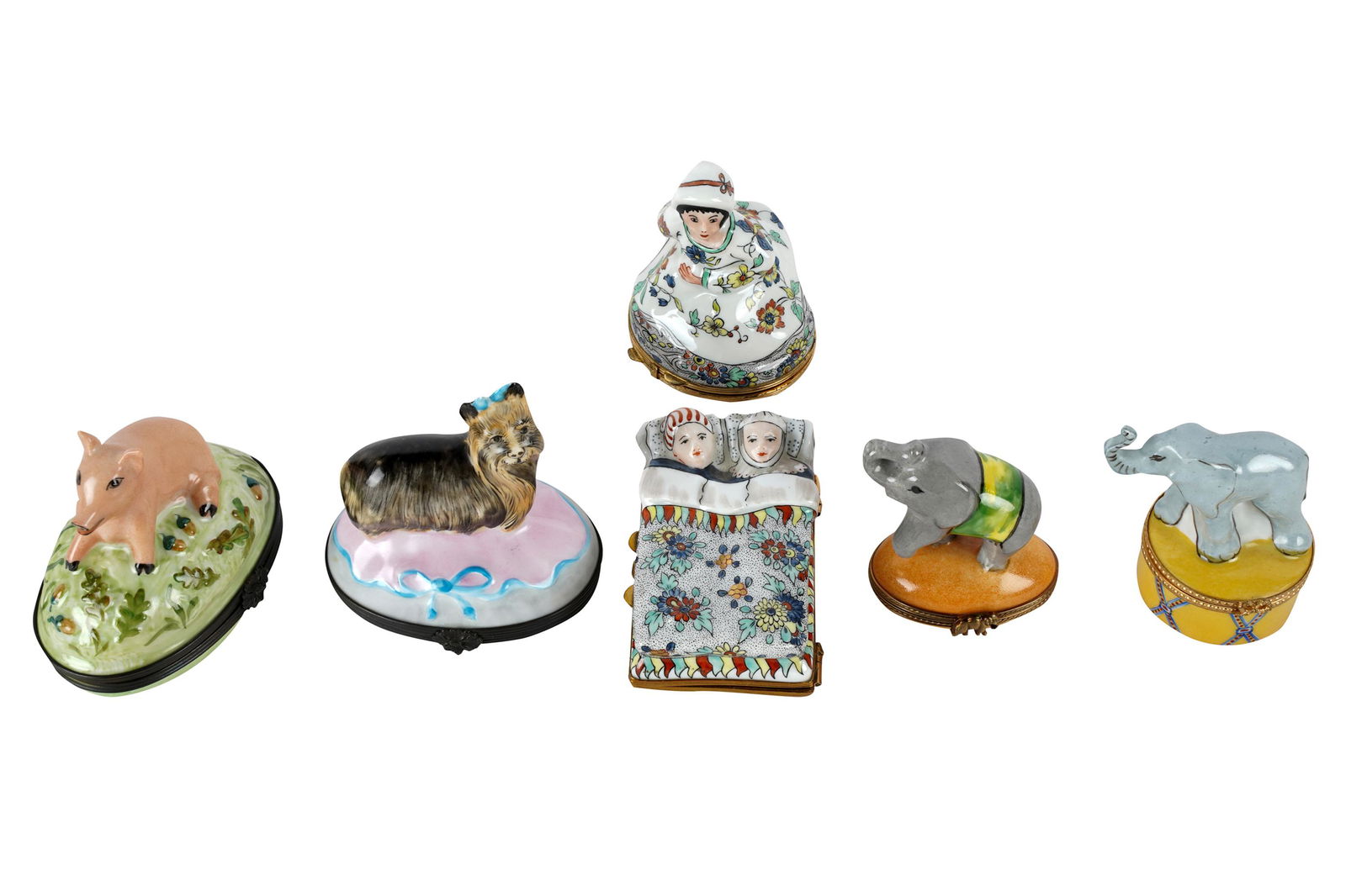 COLLECTION OF PORCELAIN PILL BOXES (1 of 11)