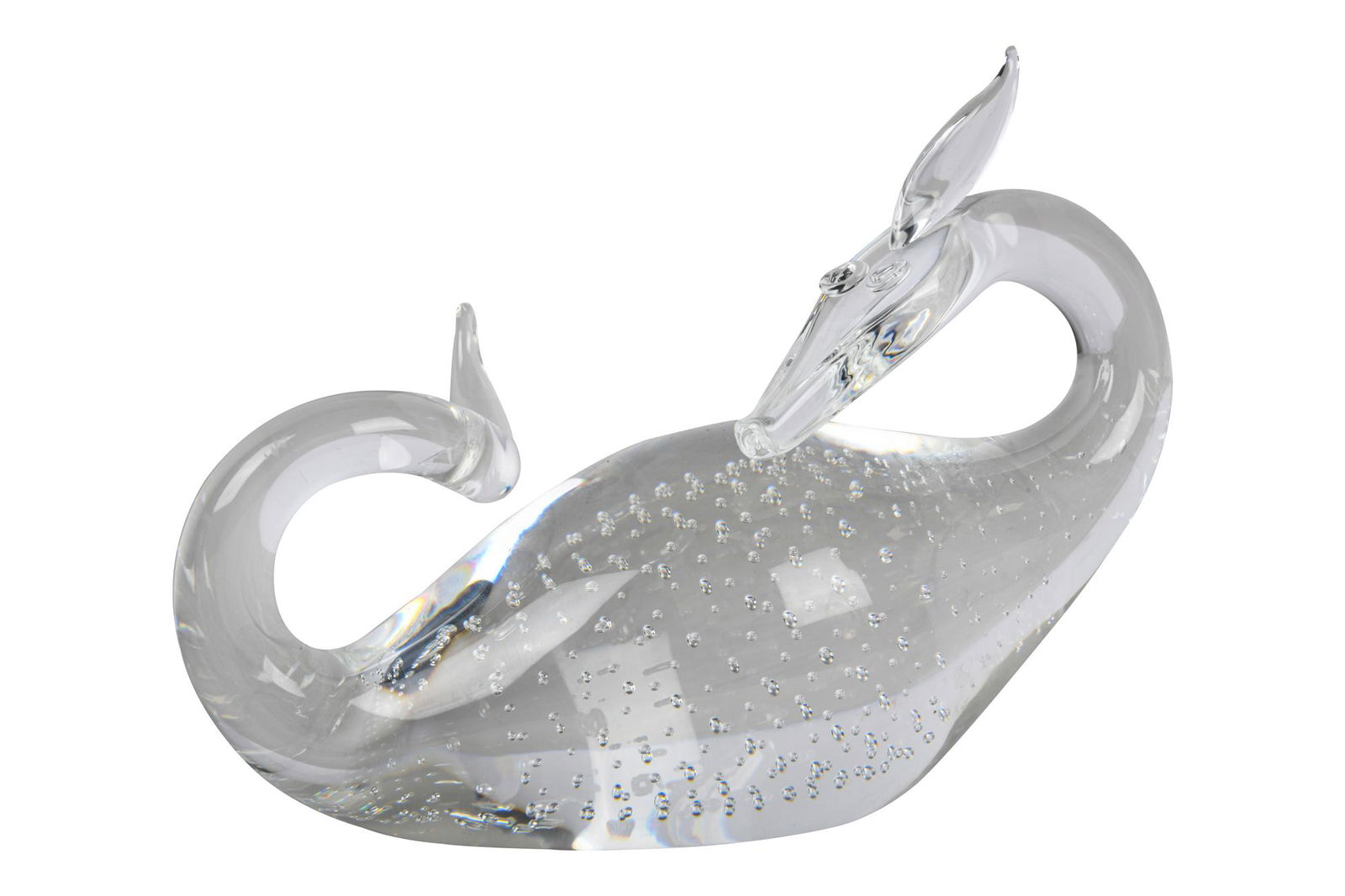 STEUBEN DRAGON: signed and numbered 22/600 to underside Condition: good; no chips, fleabites, cracks, or scratches. 8 inches wide; 5 1/2 inches high