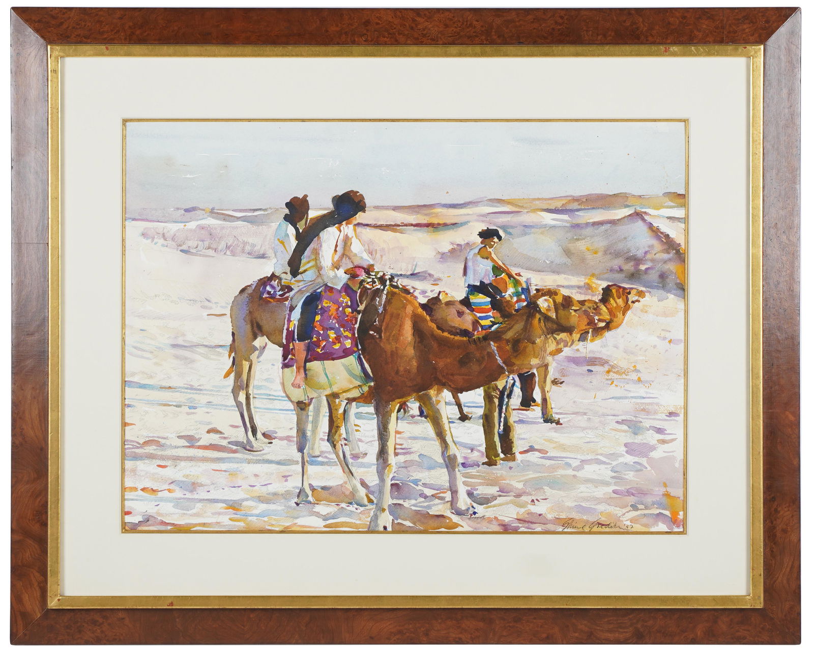 SHIRL GOEDIKE (B.1923): "THE CAMEL RIDE EL OVED" (1 of 11)