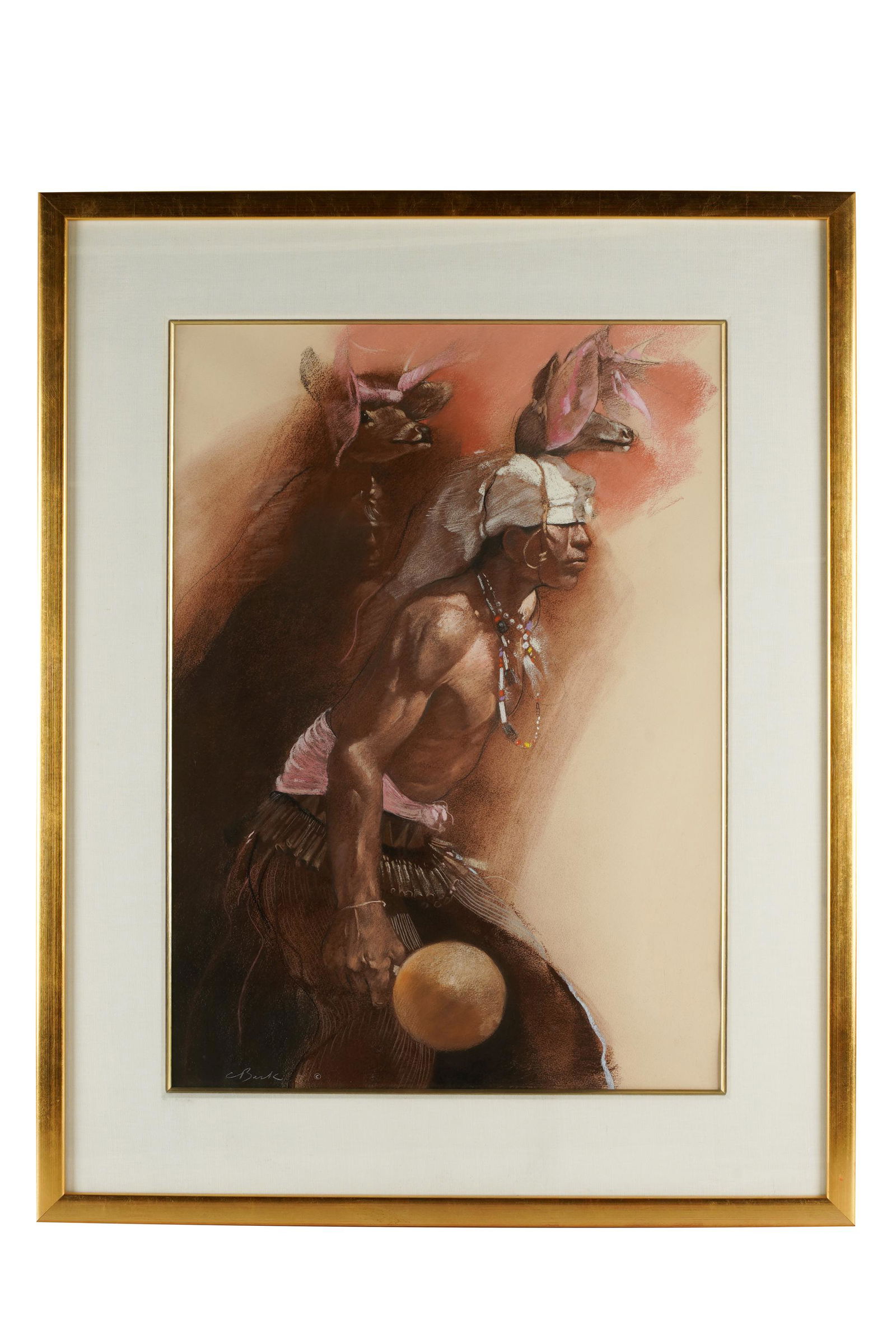 CLIFFORD BECK (1946-1995): "WARRIOR PORTRAIT" (1 of 7)