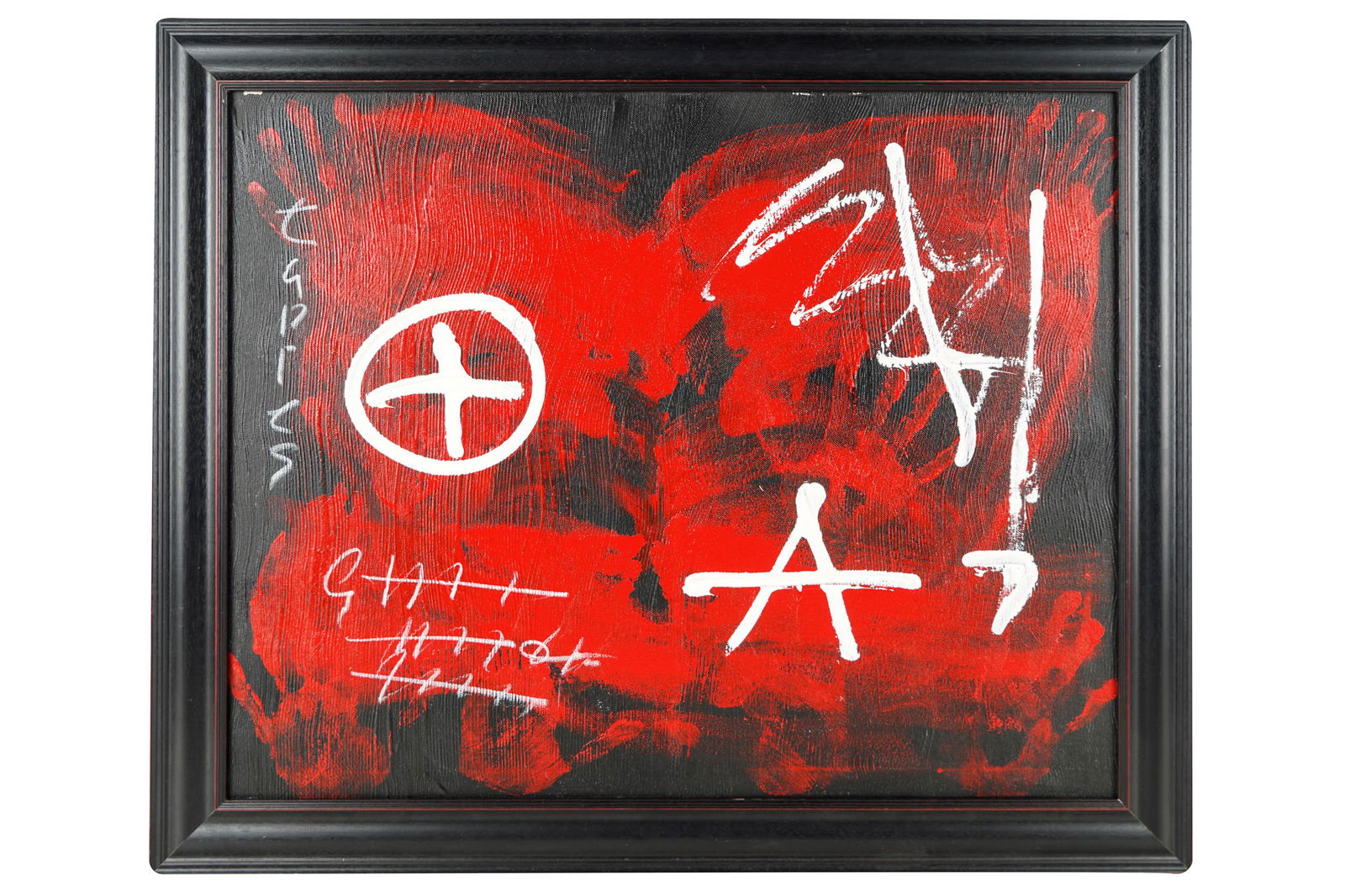 IN THE STYLE OF ANTONI TAPIES: "ABSTRACT" (1 of 8)