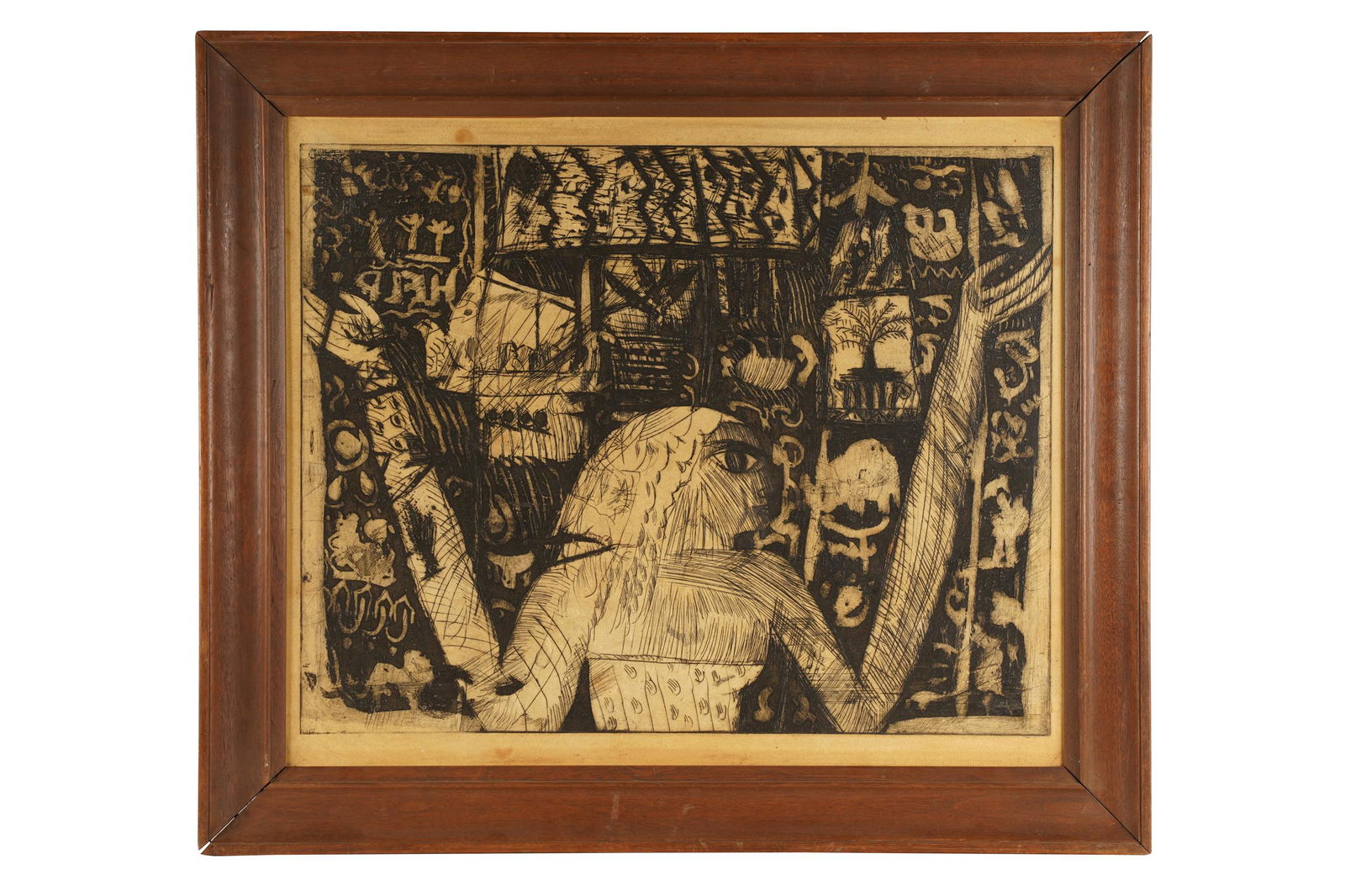 ABSTRACT EGYPTIAN SCENE (1 of 7)