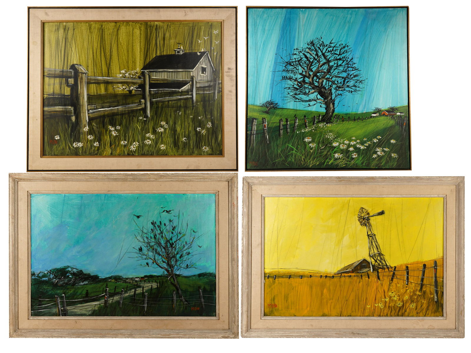 BUCK MCCAIN (B.1943): FOUR WORKS (1 of 14)