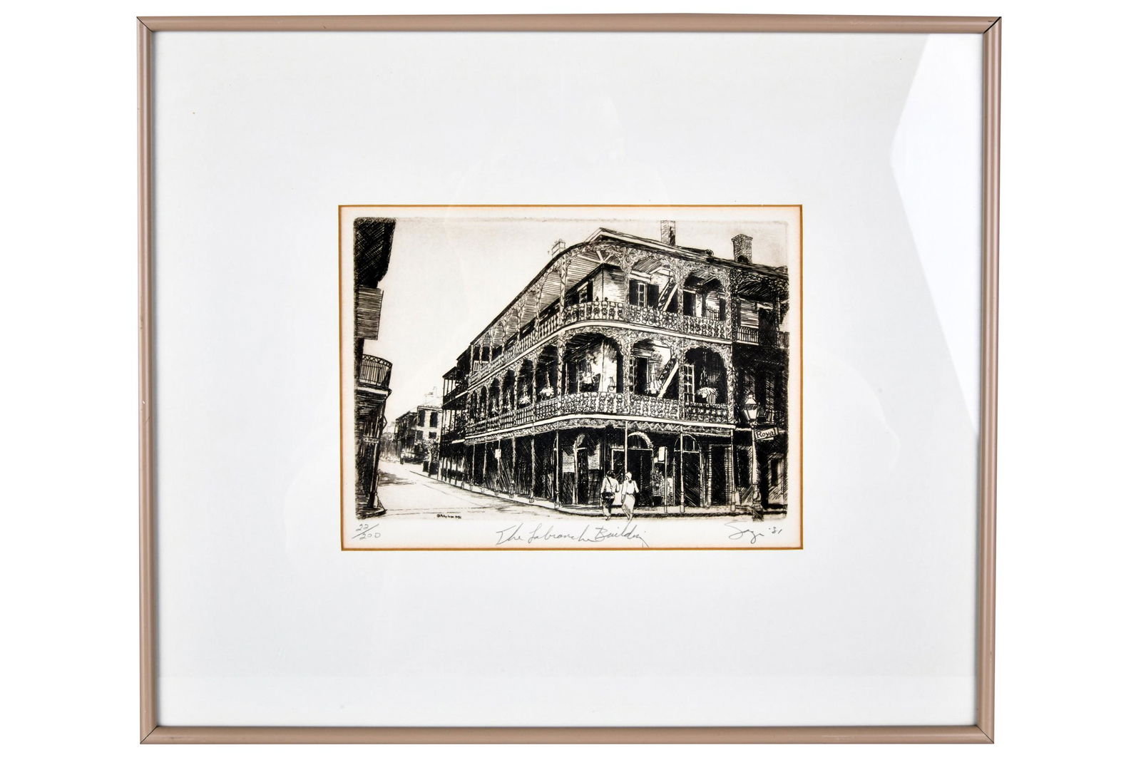 PHILLIP SAGE (B.1942): "THE LABRANCHE BUILDING" (1 of 8)