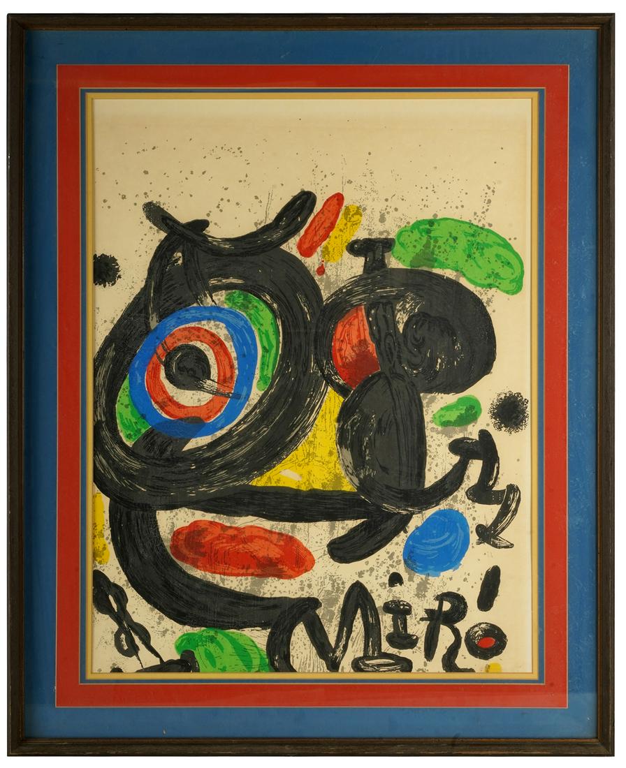 JOAN MIRO (1893-1983): ABSTRACT (1 of 8)