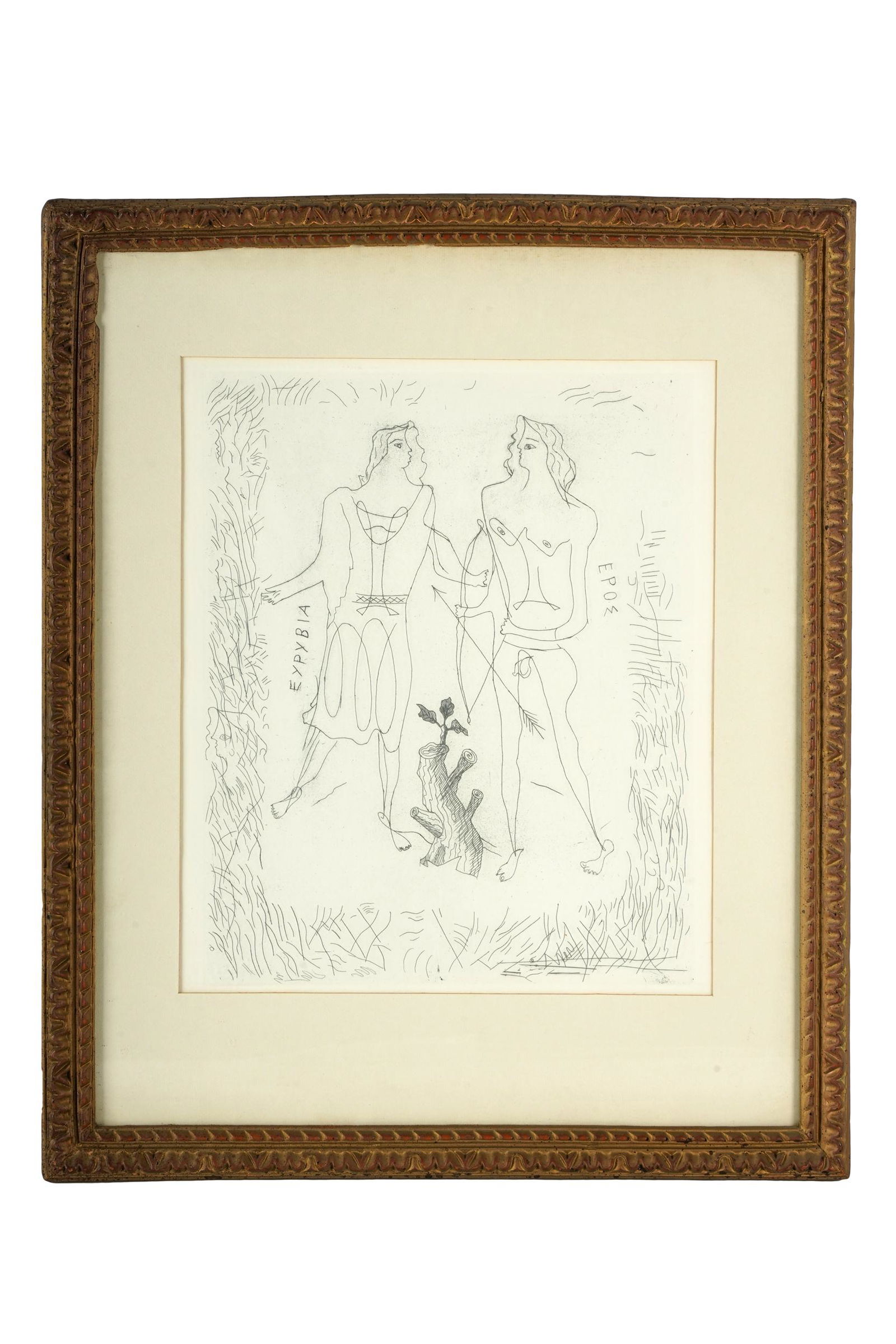 AFTER GEORGES BRAQUE: "EROS AND EURYBIA" ETCHING (1 of 7)