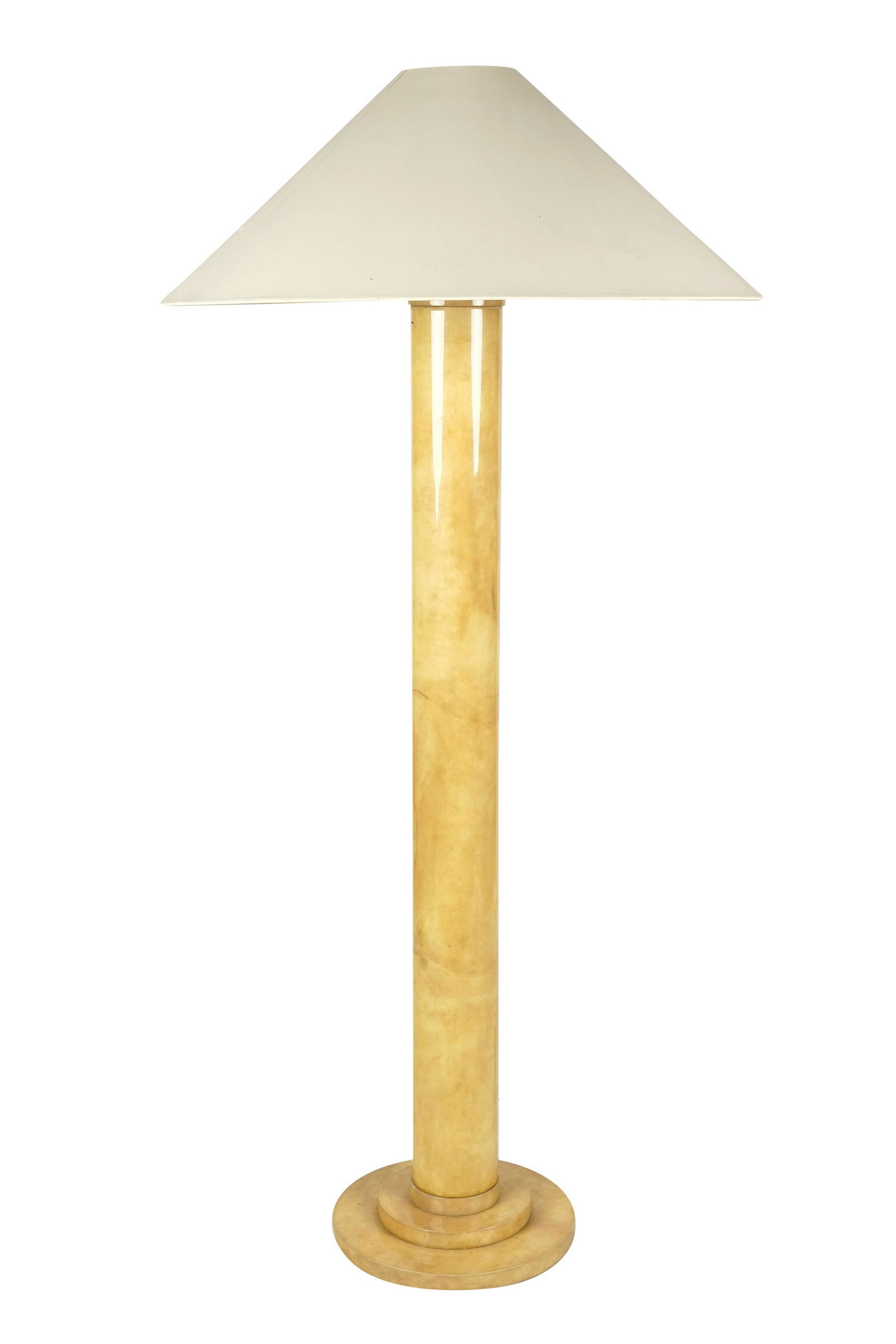 LACQUERED SKIN FLOOR LAMP (1 of 8)