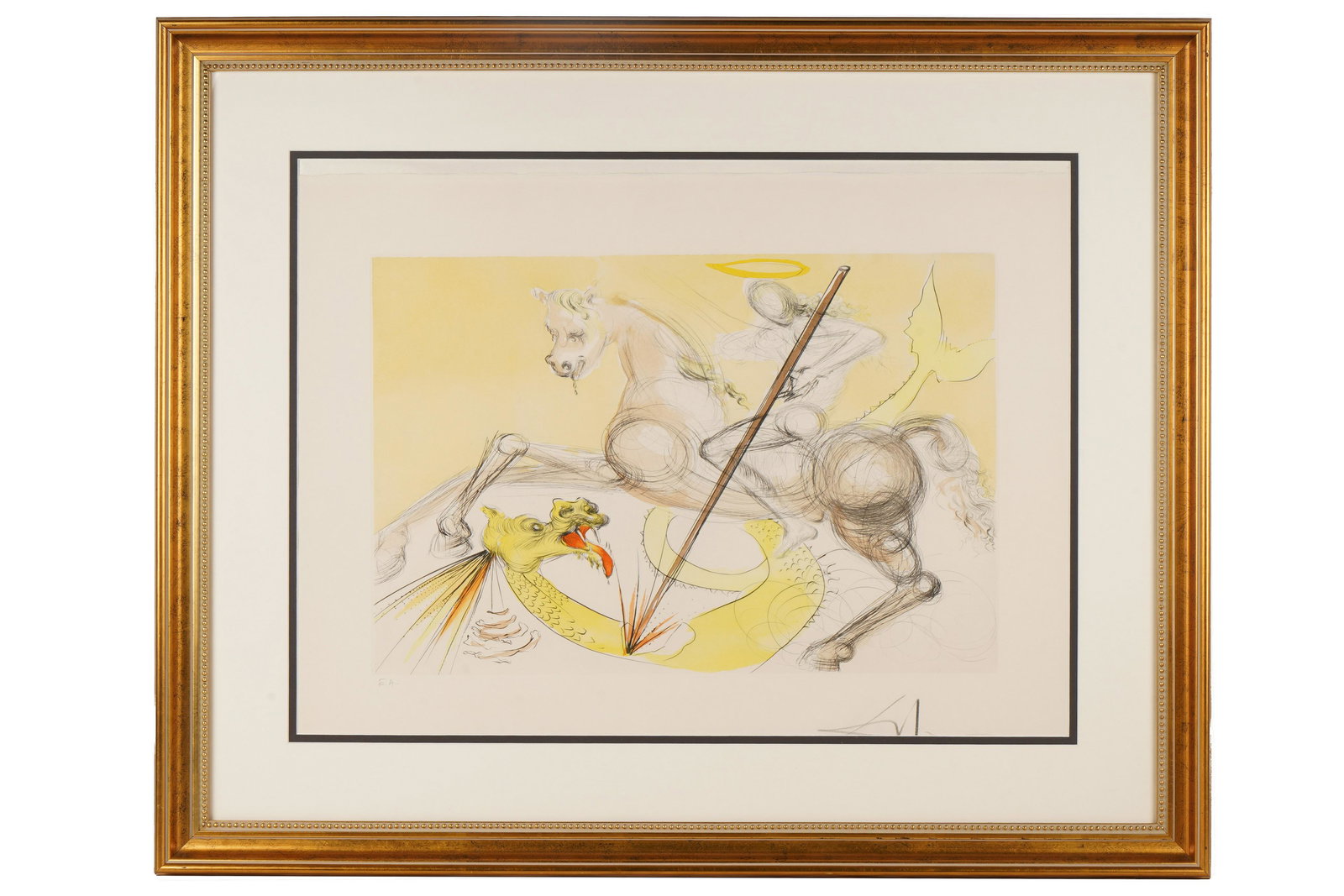 AFTER SALVADOR DALI: "ST. GEORGES ET LE DRAGON" (1 of 9)