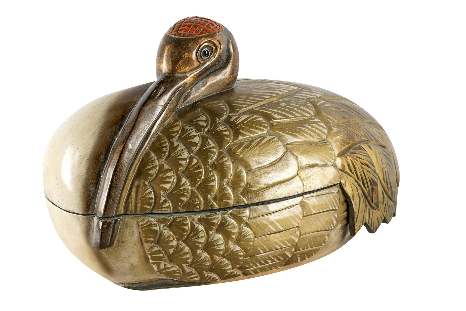 JAPANESE LACQUERED BIRD BOX (1 of 9)
