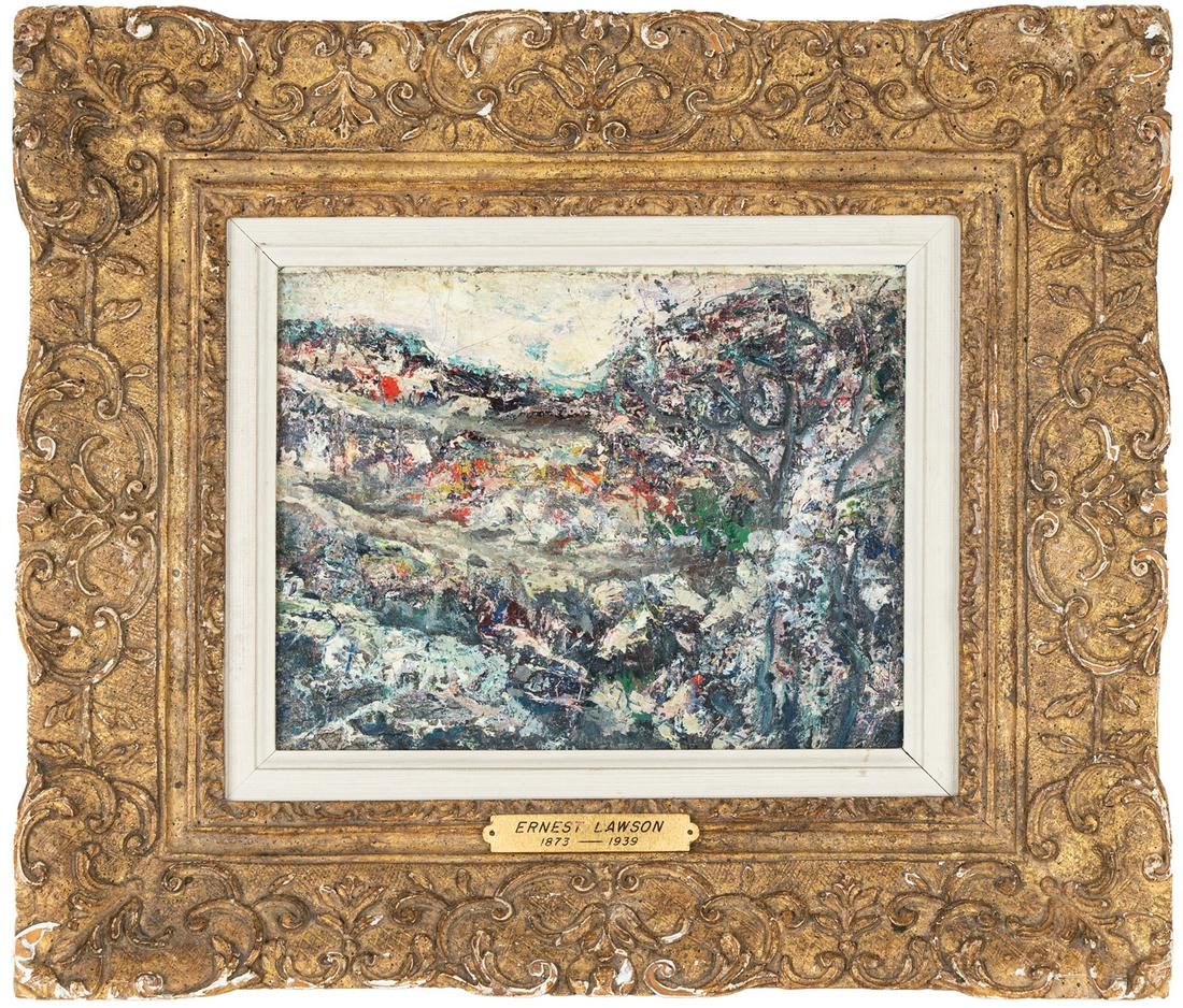 ERNEST LAWSON (1873 - 1939): "WINDING ROAD TO CRIPPLE (1 of 9)