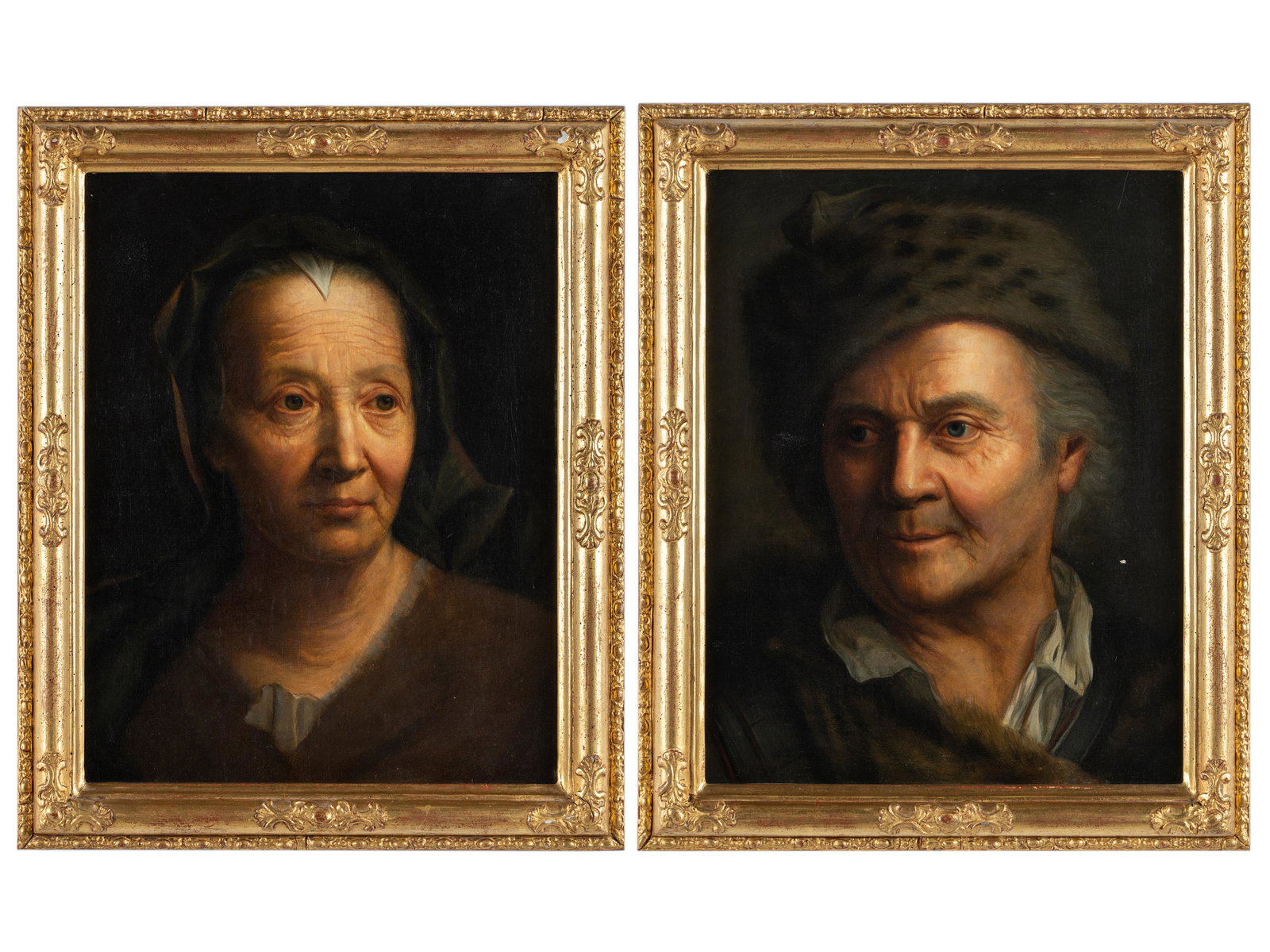 CONTINENTAL SCHOOL: PAIR OF COMPANION PORTRAITS (1 of 16)