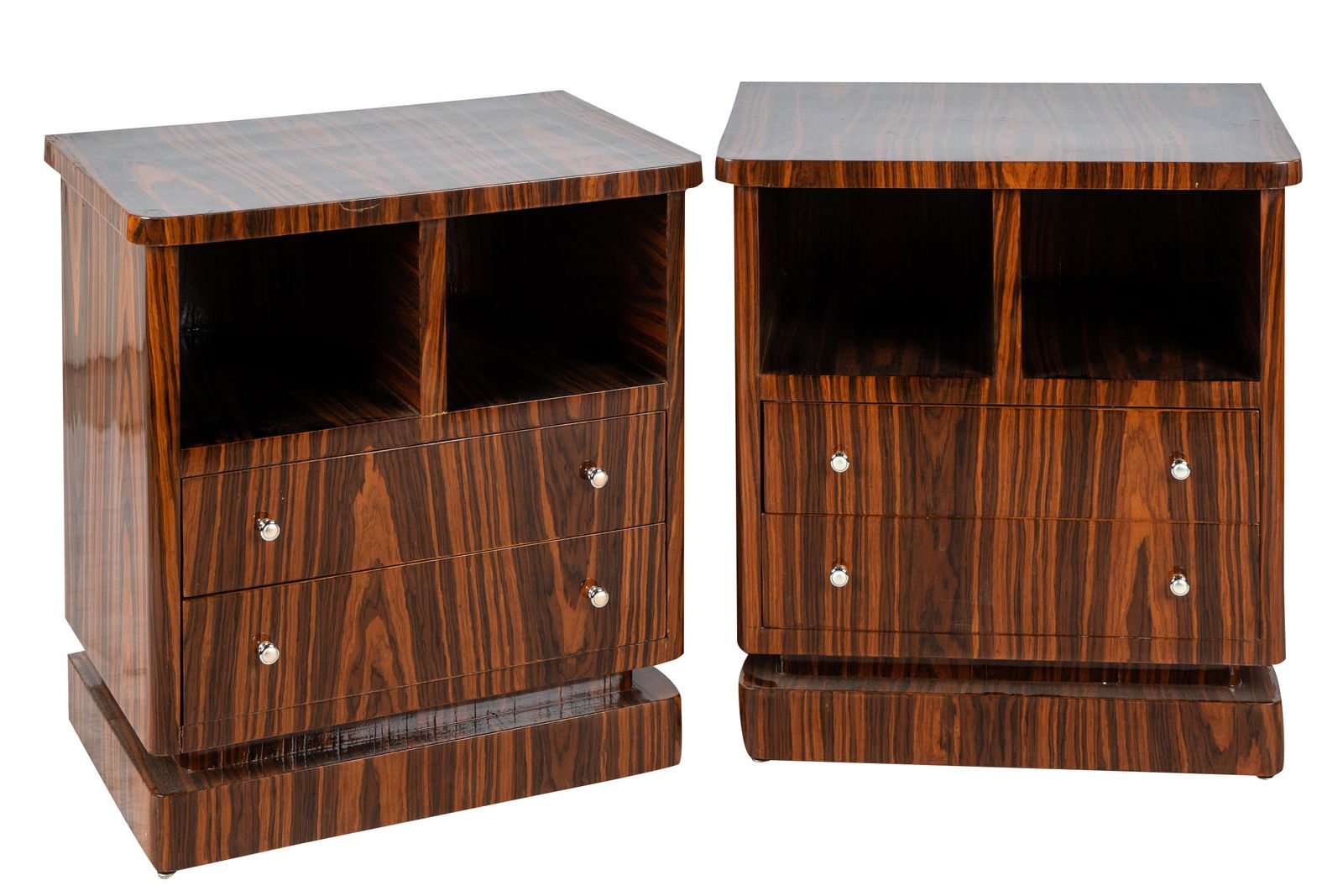 PAIR OF ART DECO STYLE NIGHTSTANDS (1 of 7)