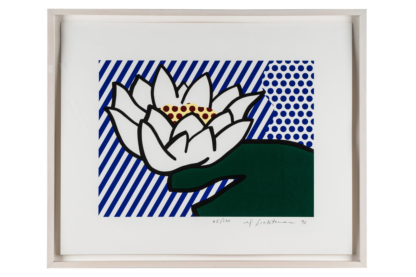 ROY LICHTENSTEIN (1923-1997): "WATER LILY" (1 of 13)